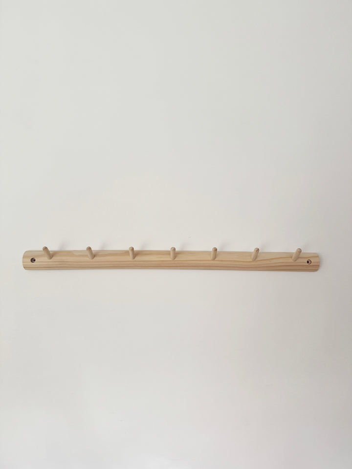 Long peg rail - 7 hooks *arriving october*