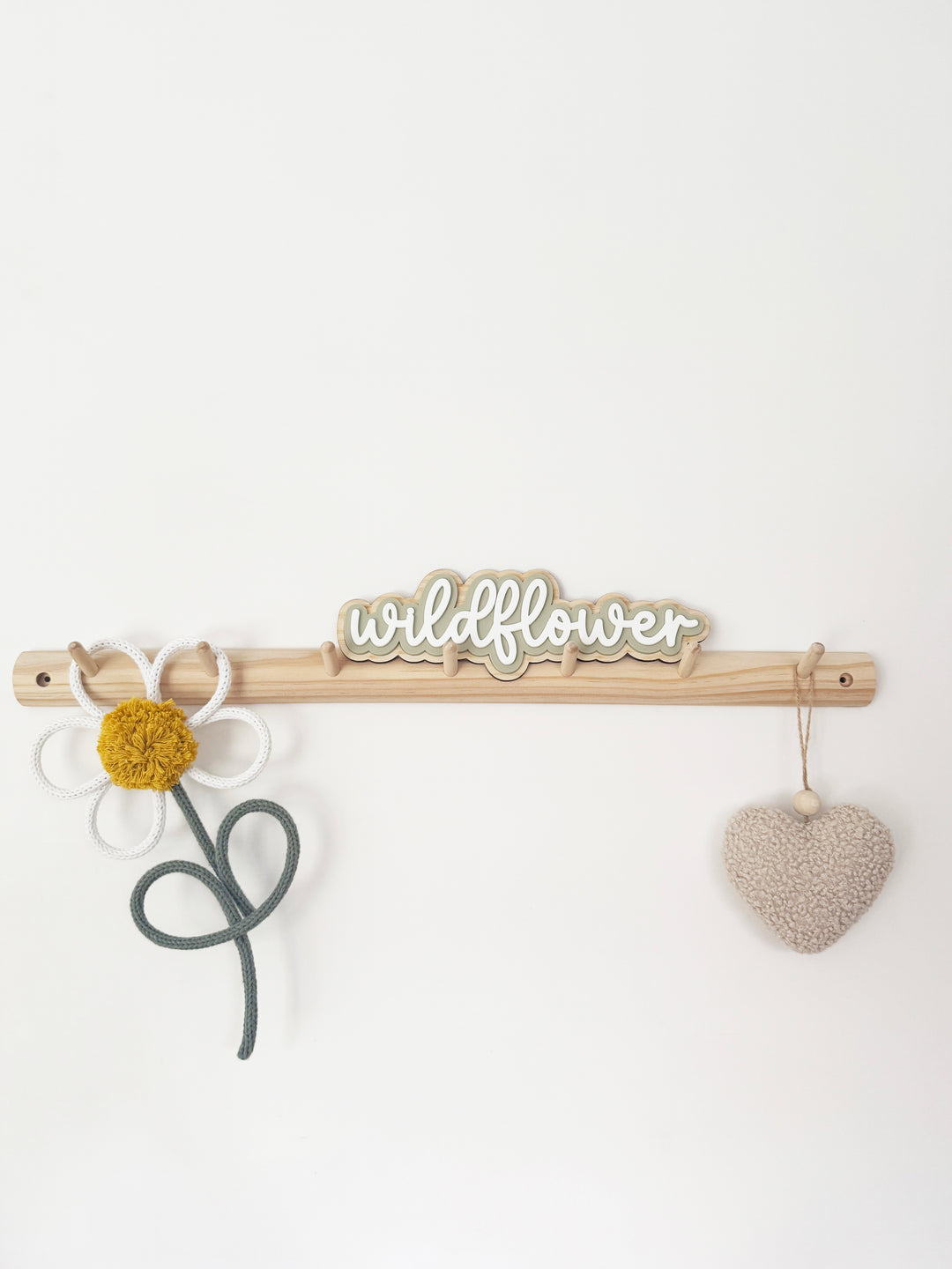 Long peg rail - 61cm/7 hooks