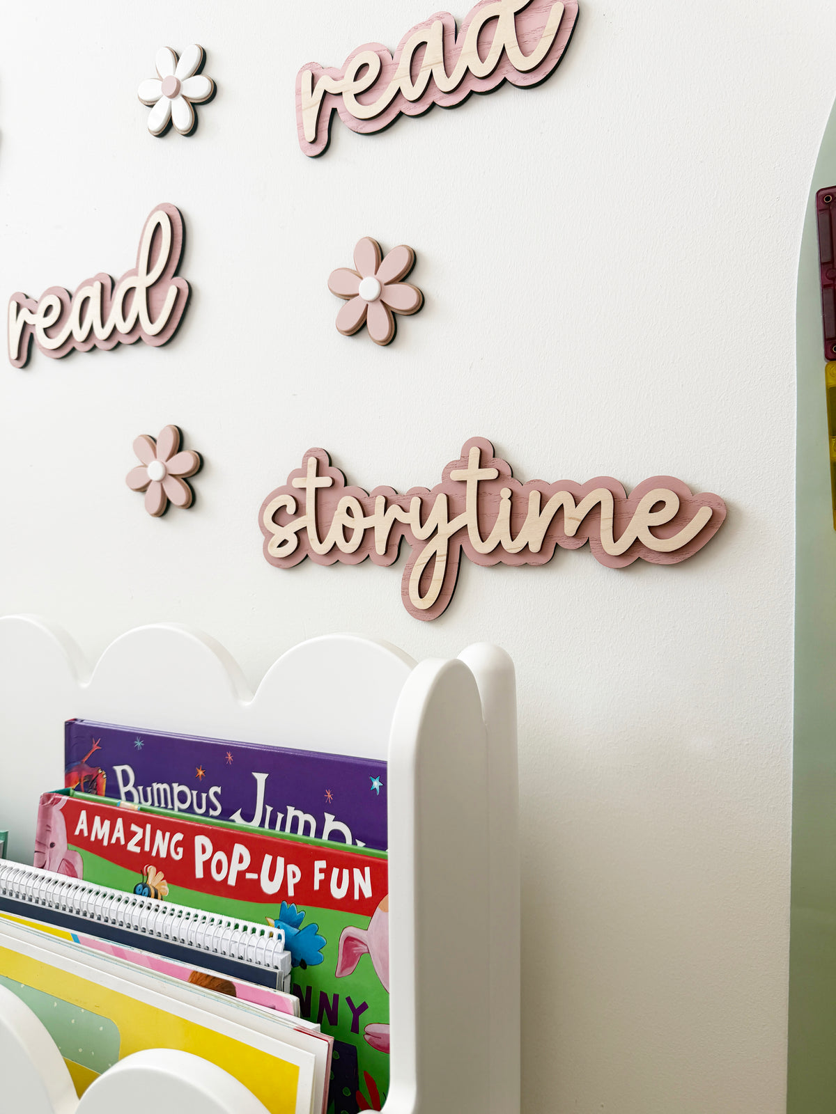 Double layer Storytime wall sign