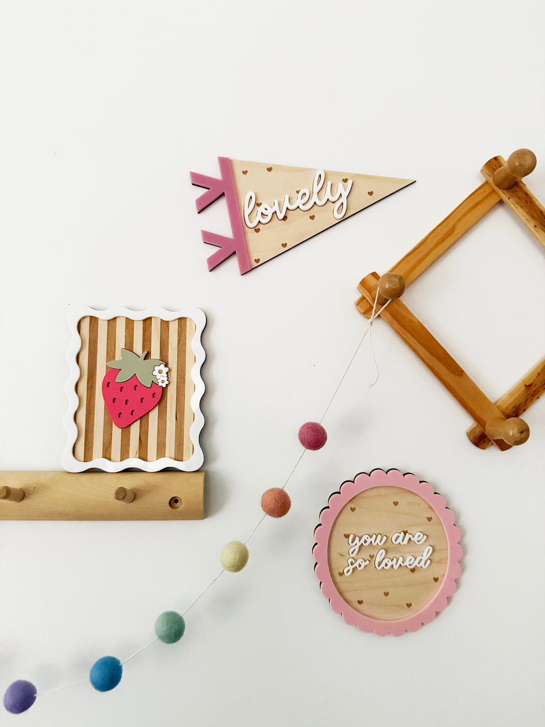 You are so loved scallop wall plaque