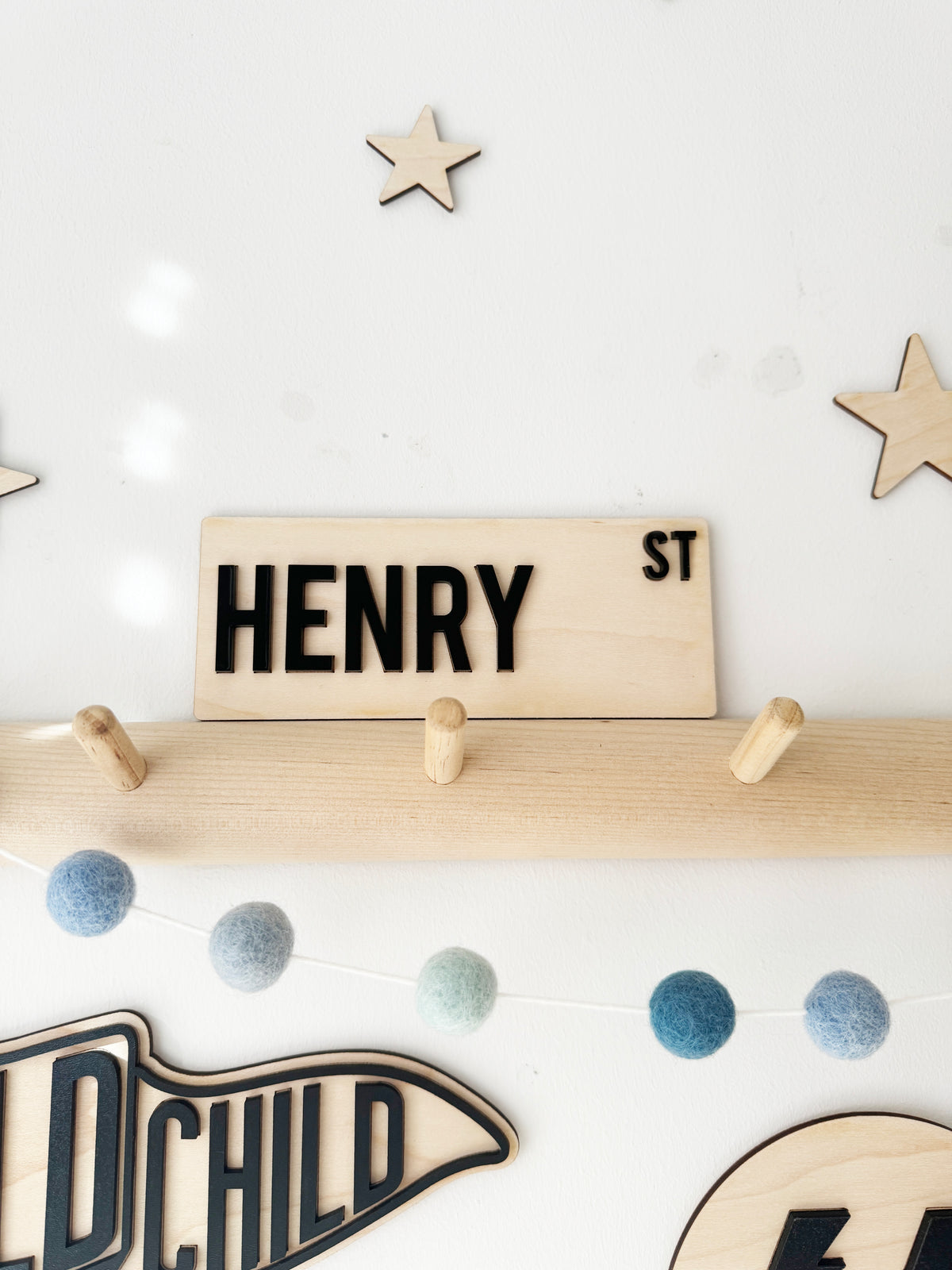 Personalised mini street sign