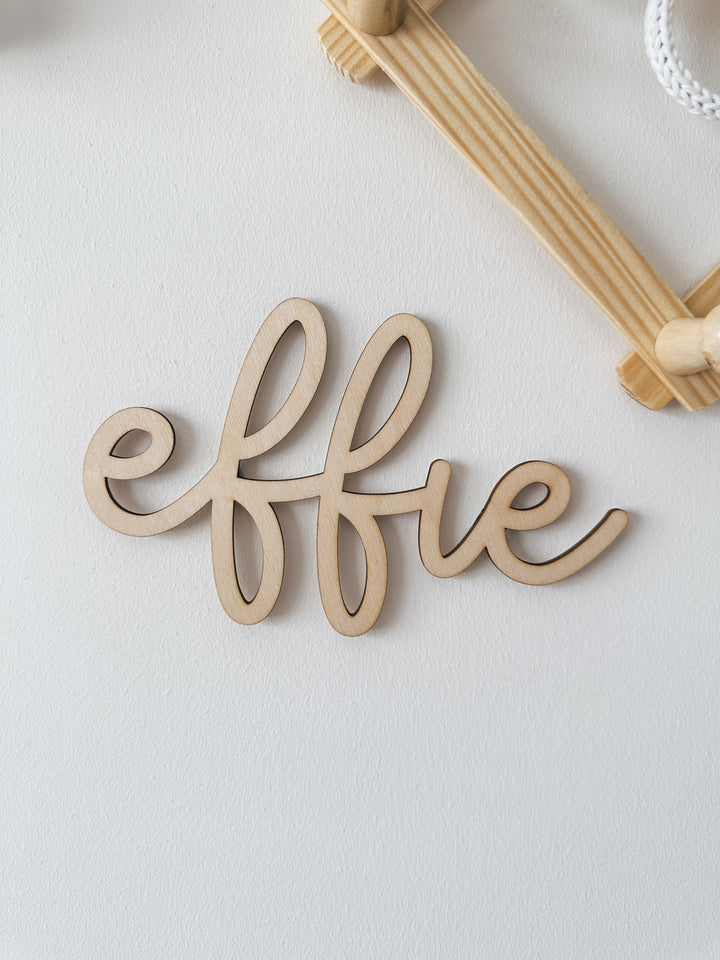 Personalised name custom wall word sign