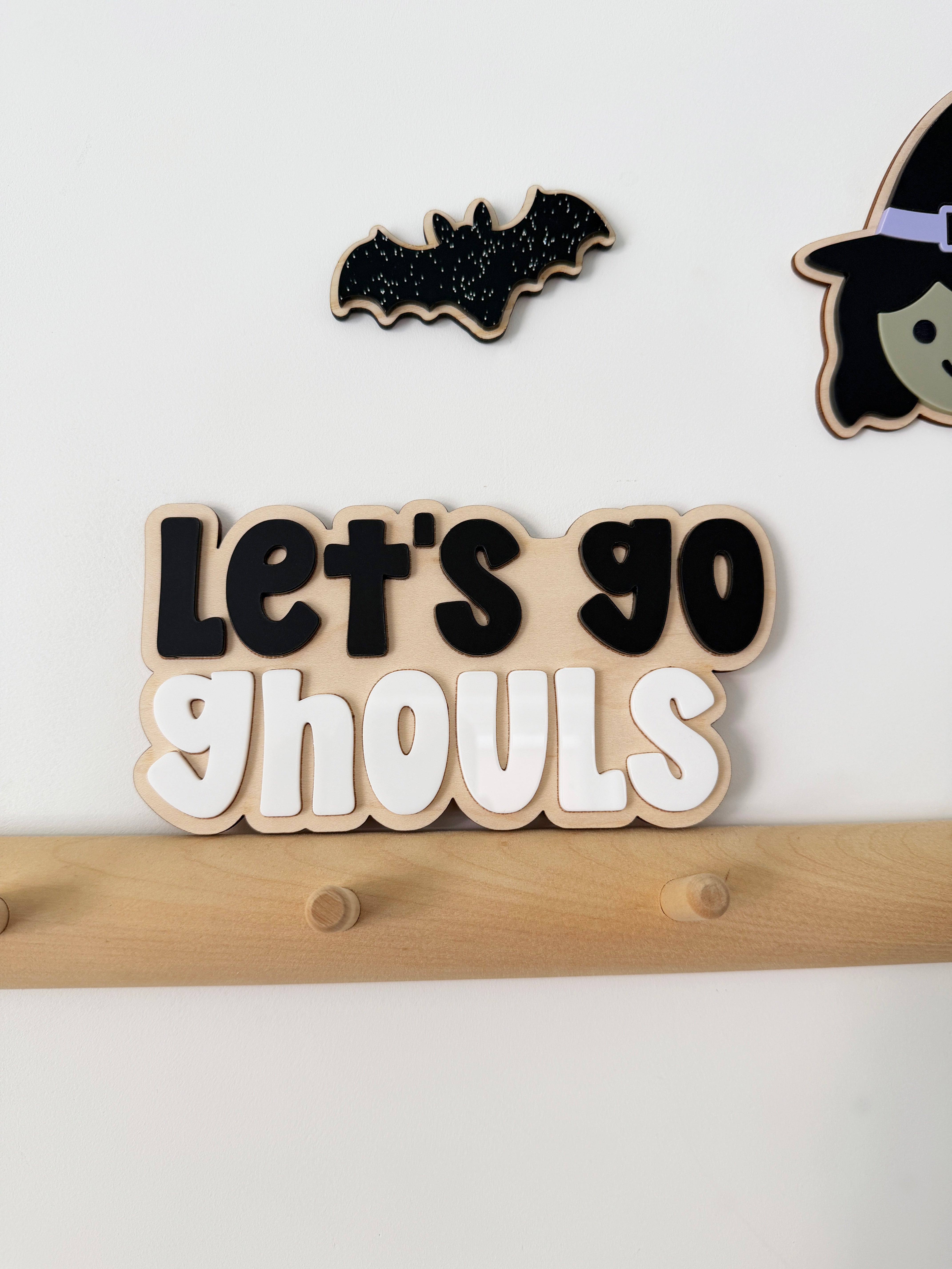 Let's go ghouls wall sign