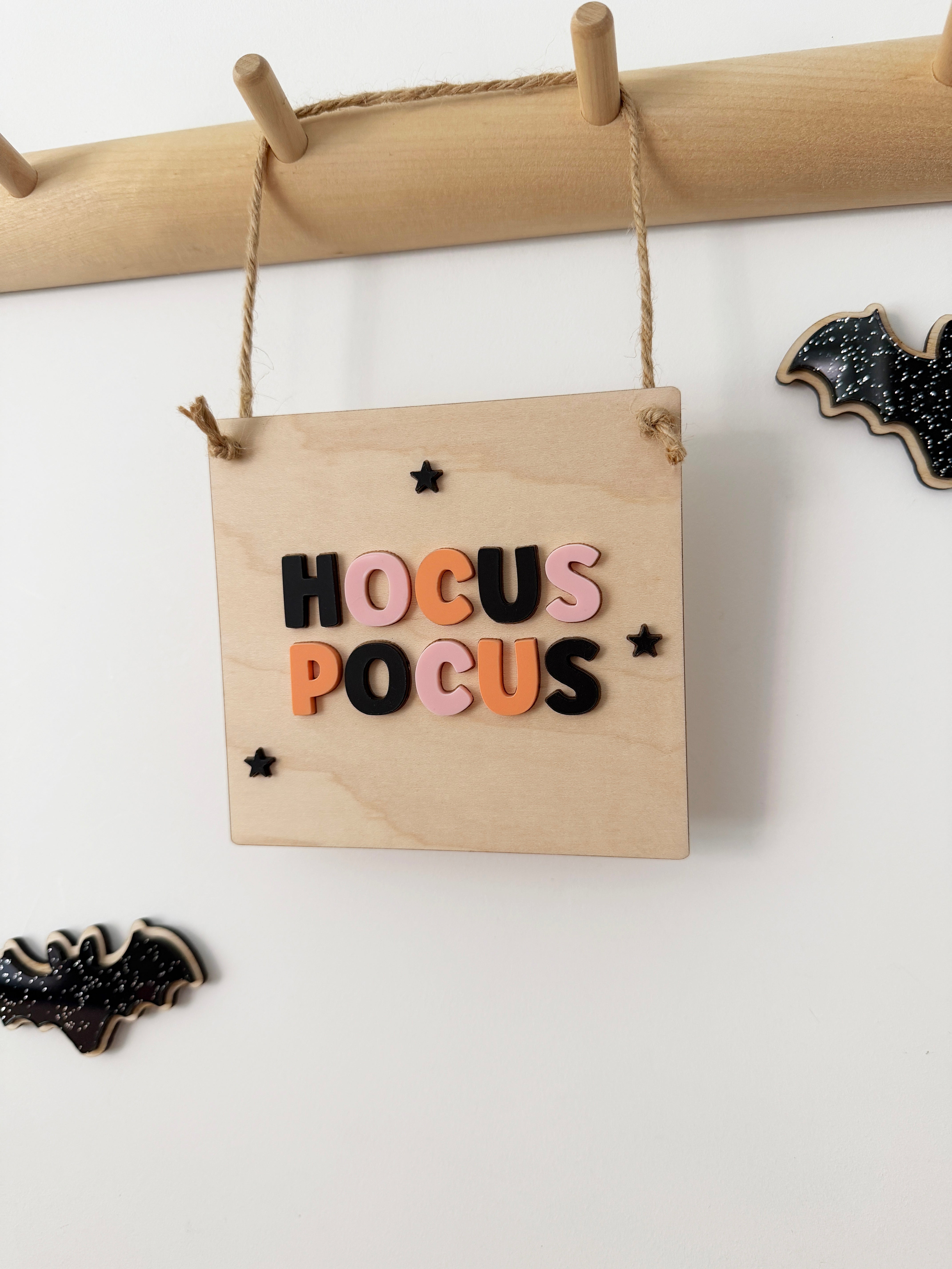 Hocus pocus Halloween mini pennant