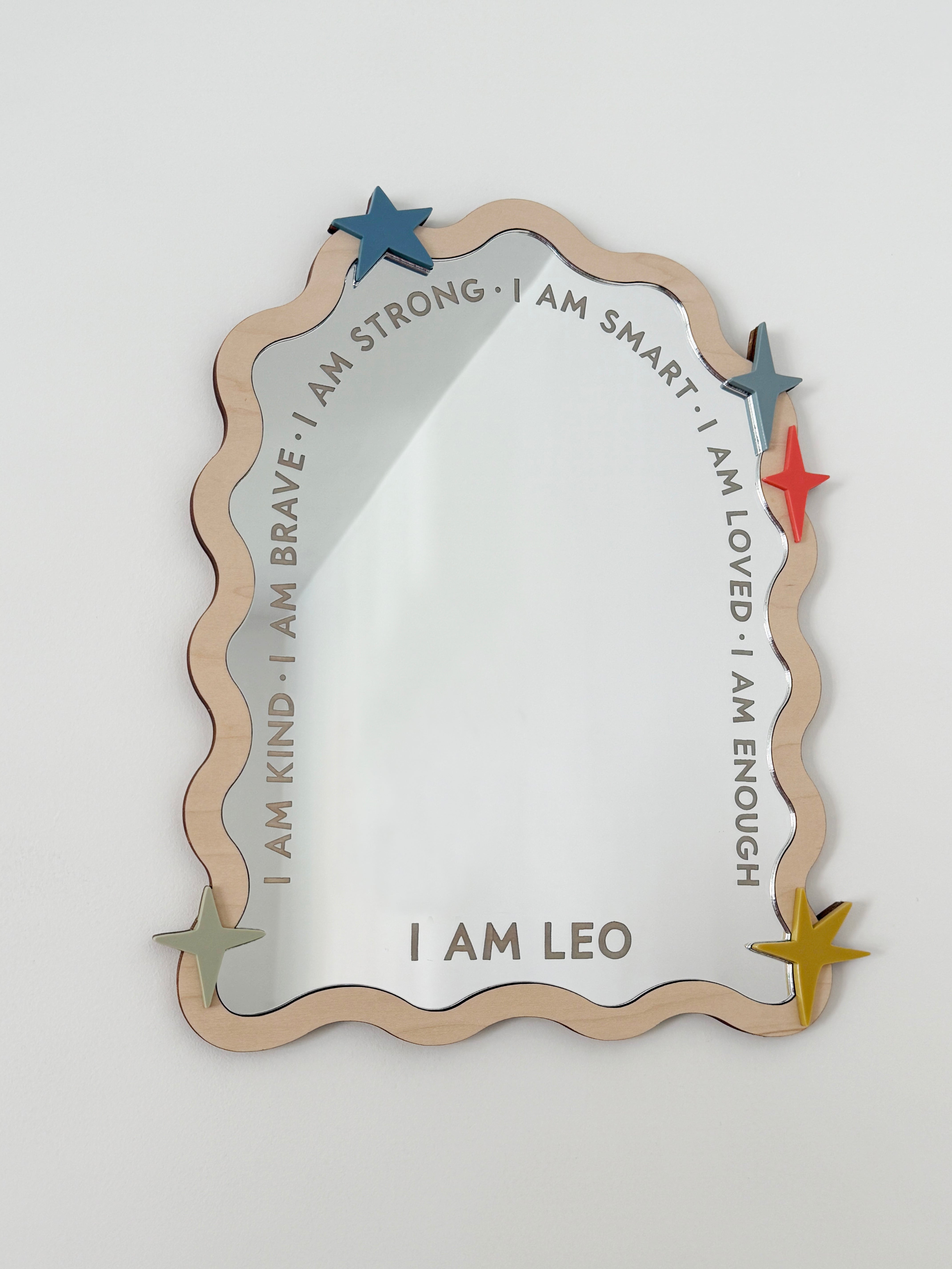 Personalised Star affirmation mirror