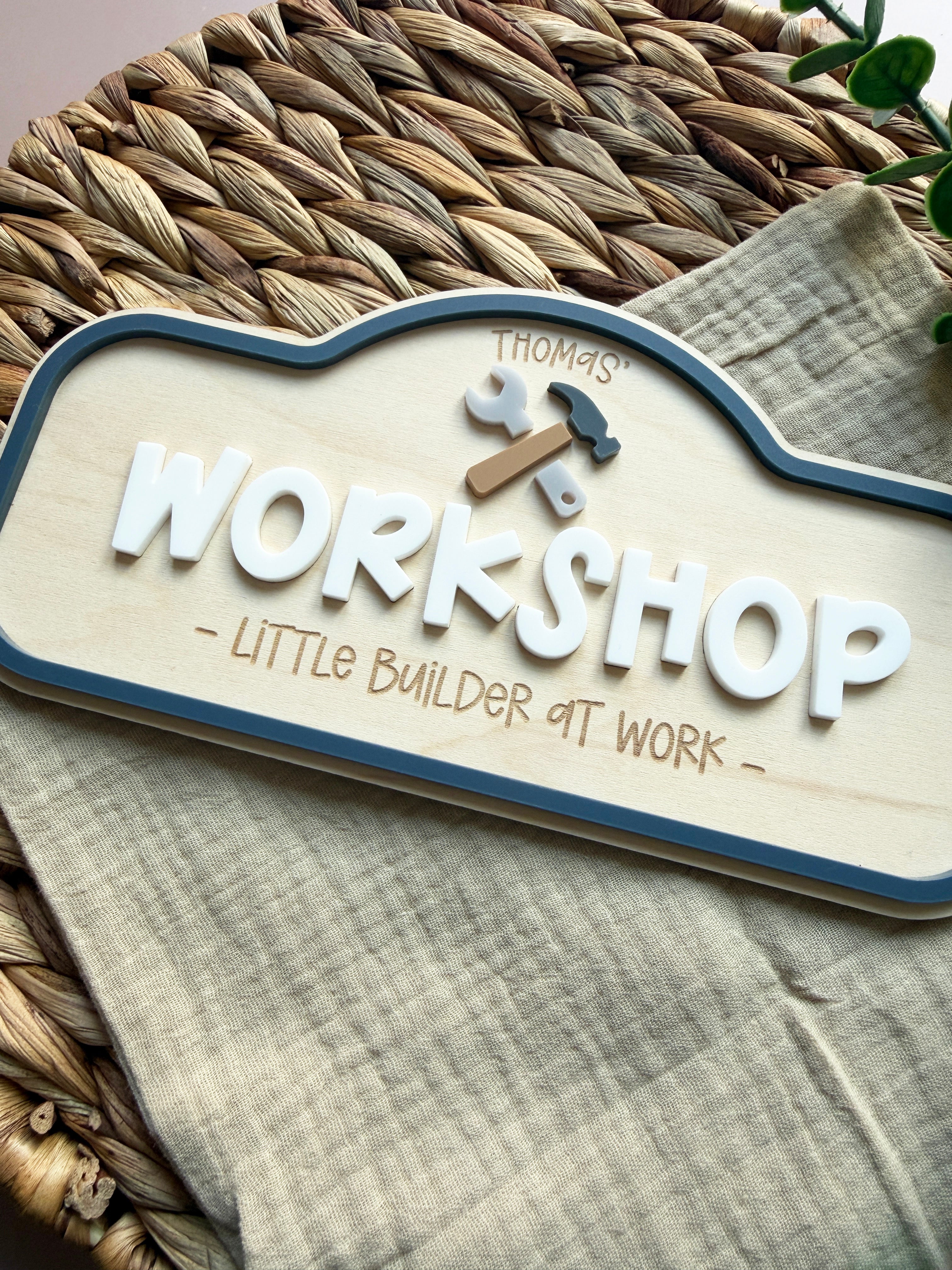 Personalised role play sign - Workshop
