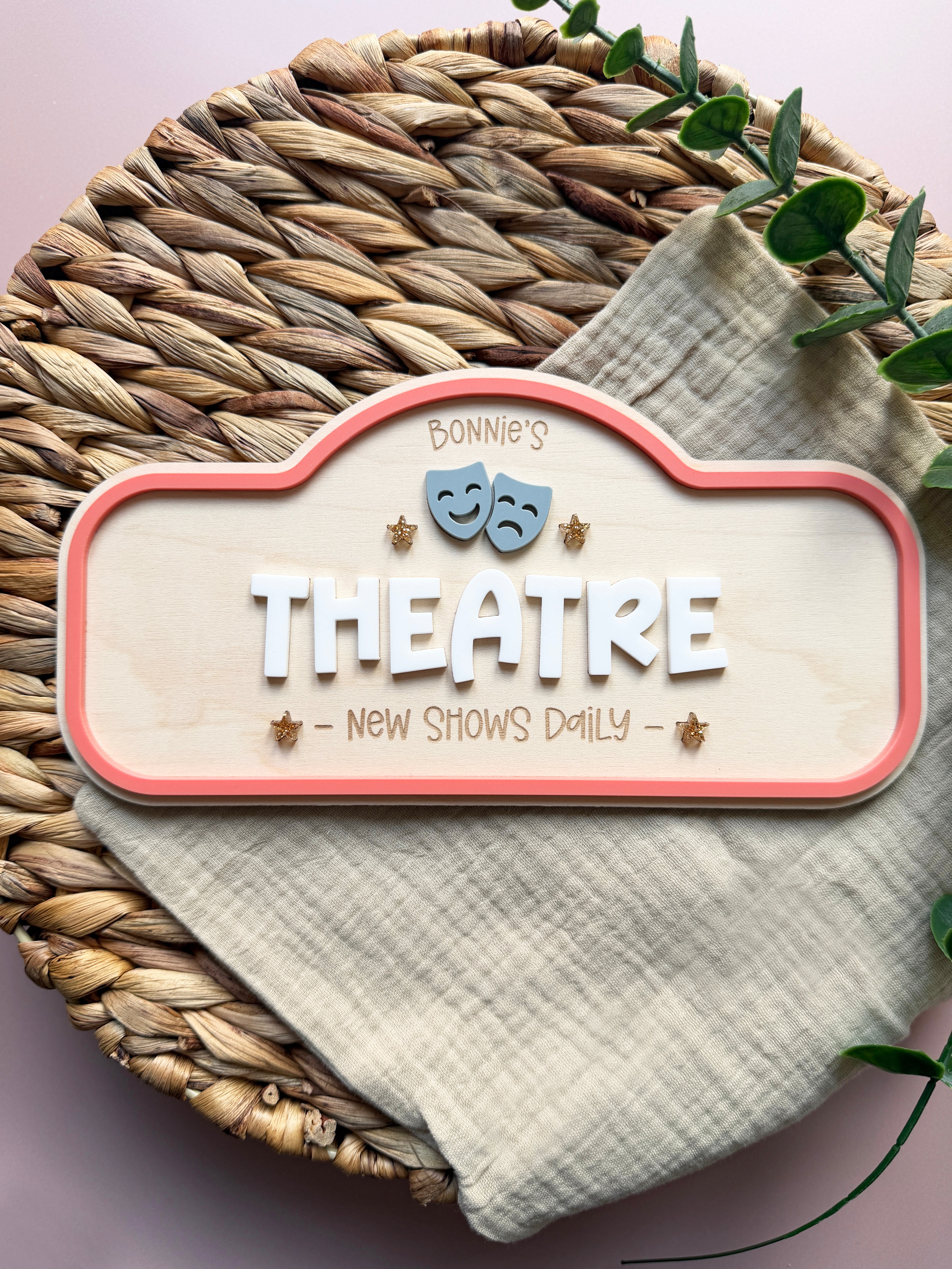 Personalised role play sign - Theatre
