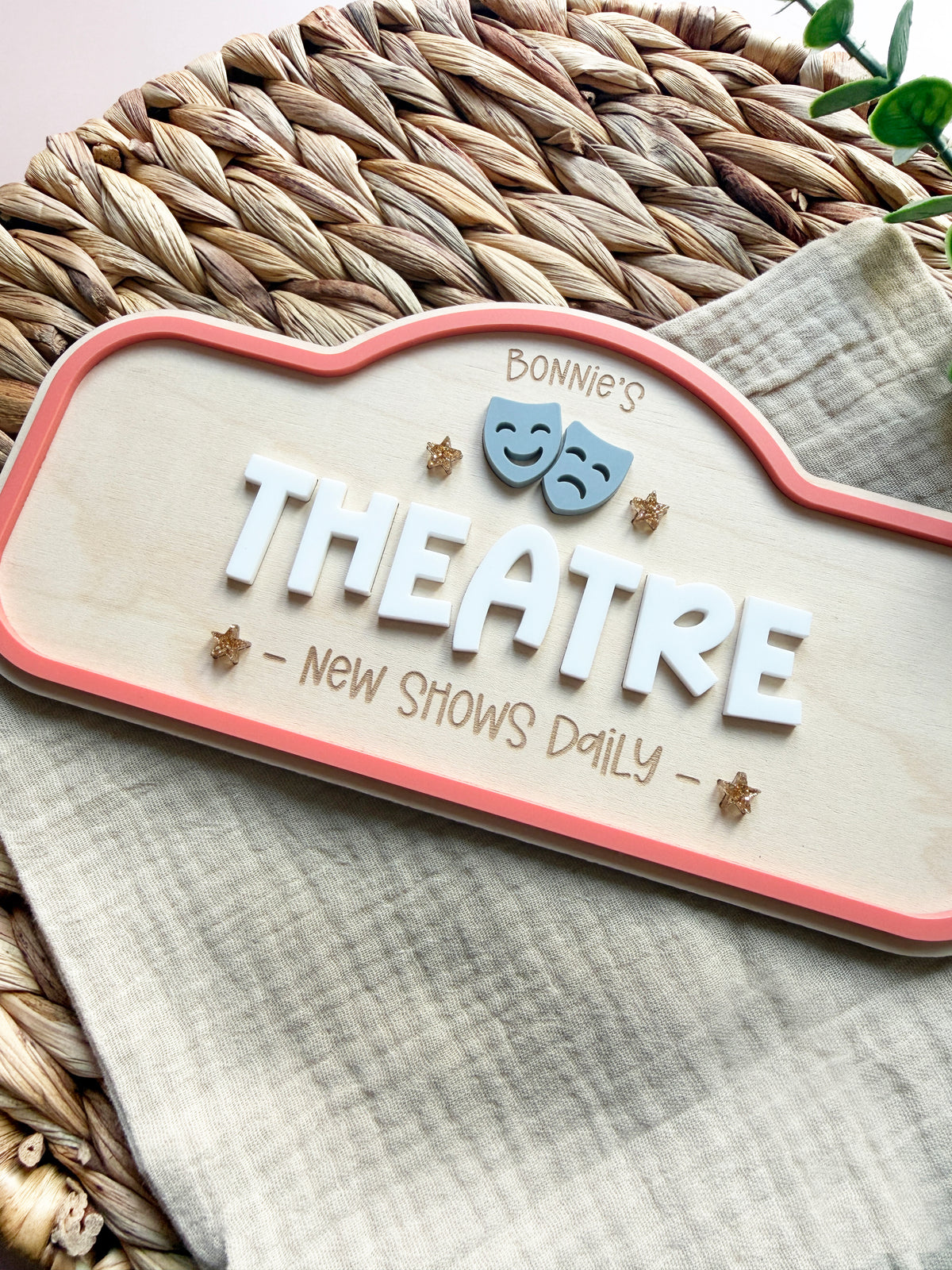 Personalised role play sign - Theatre
