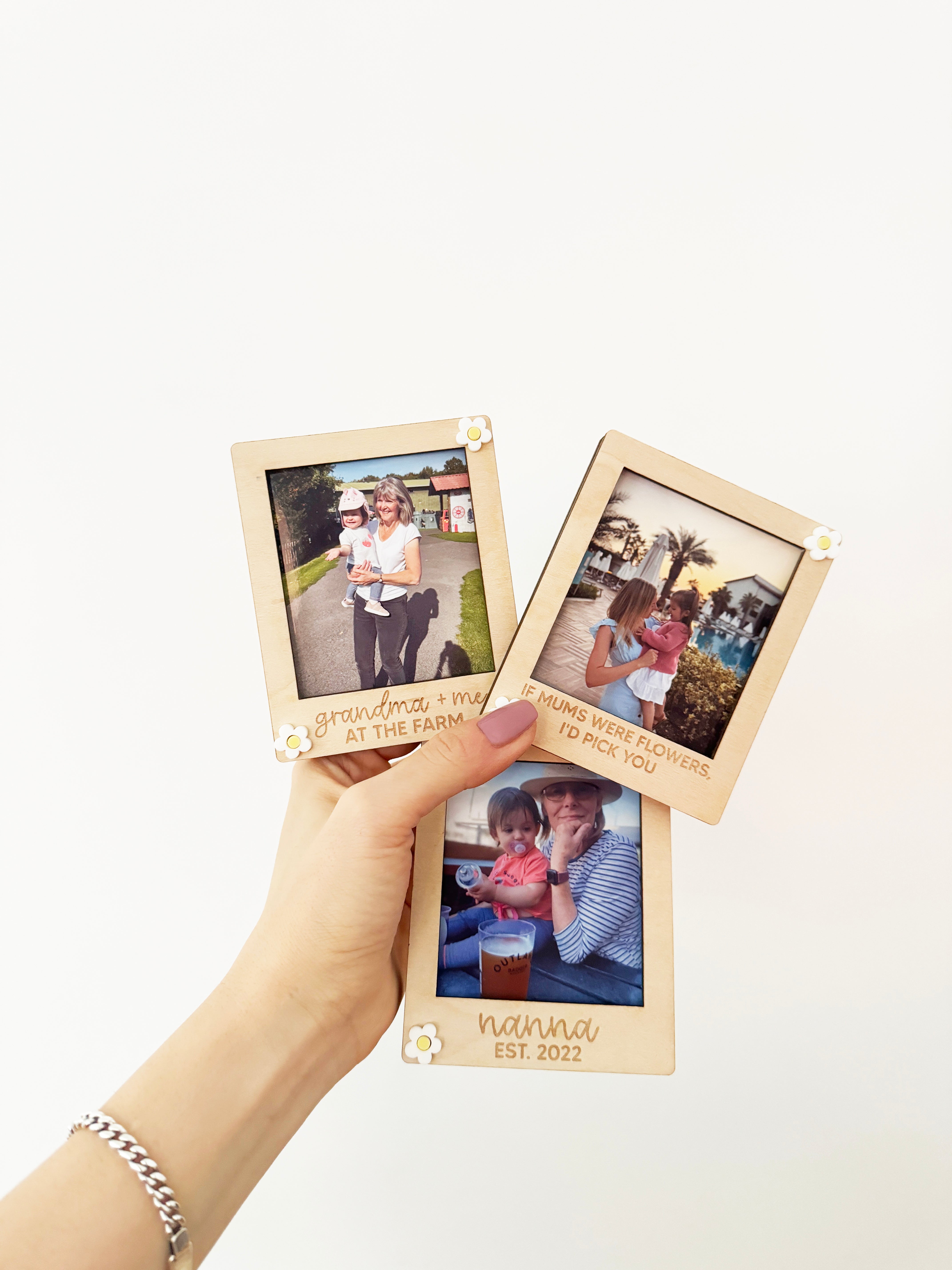 Mother/Grandparent Est. year Polaroid Magnet frame
