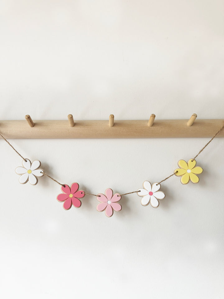 Spring flower bunting