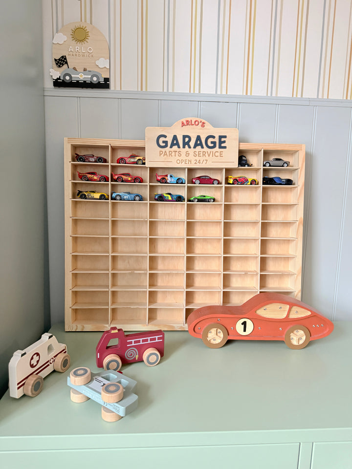 Personalised car garage sign