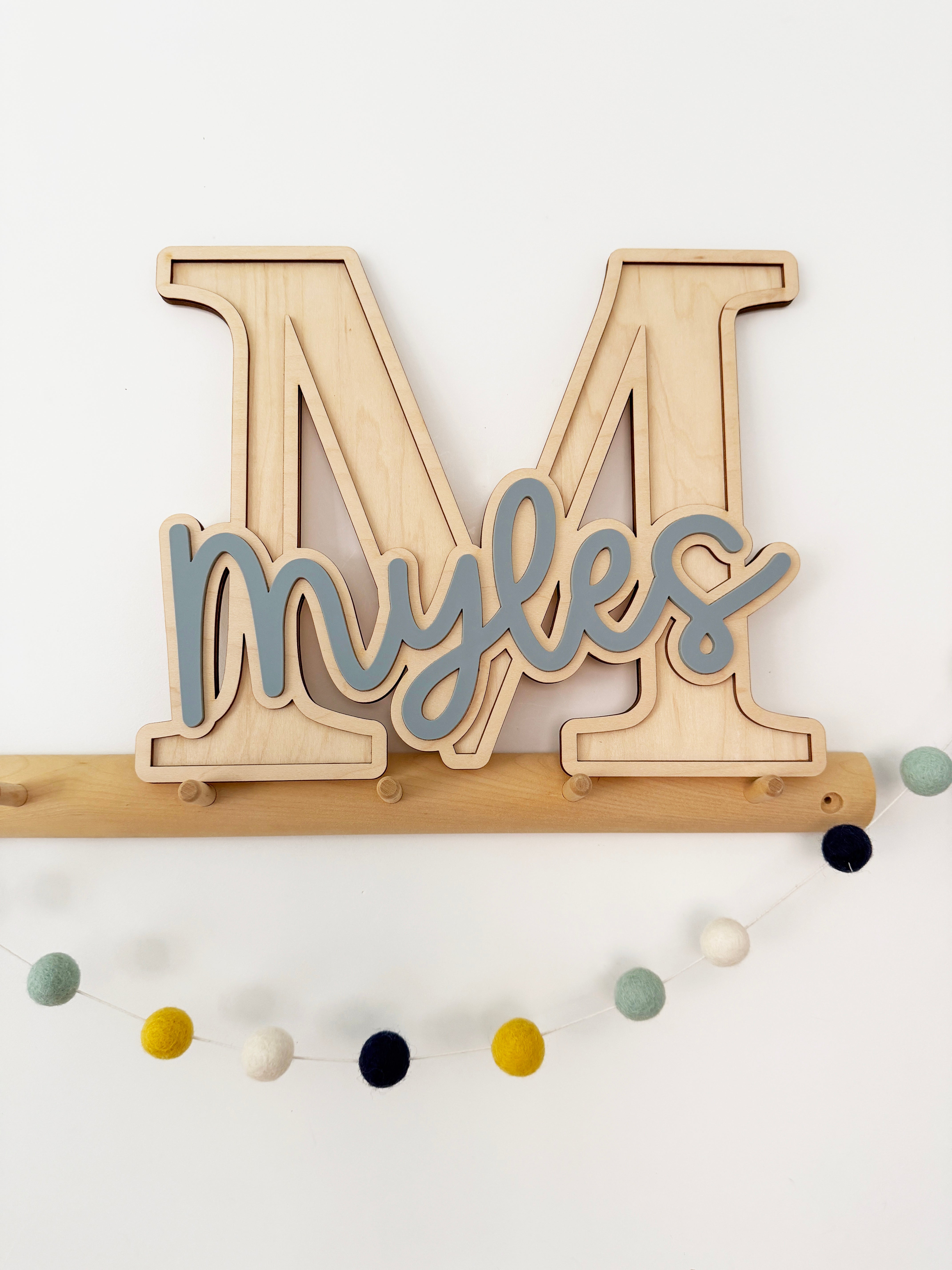 Personalised letter/name sign