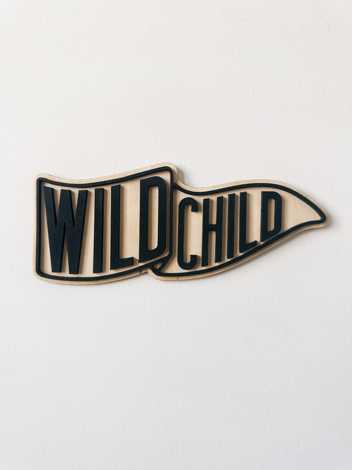 Wild Child pennant flag