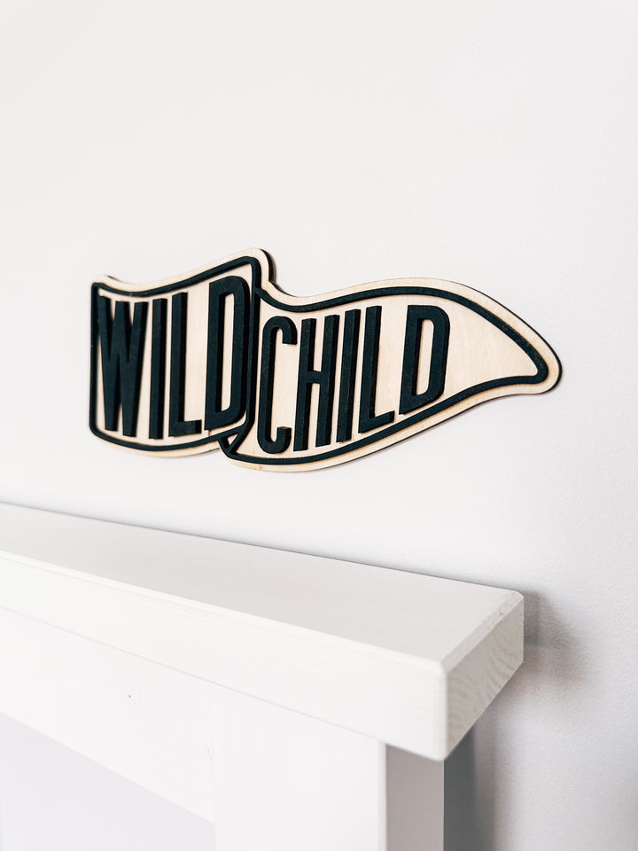 Wild Child pennant flag