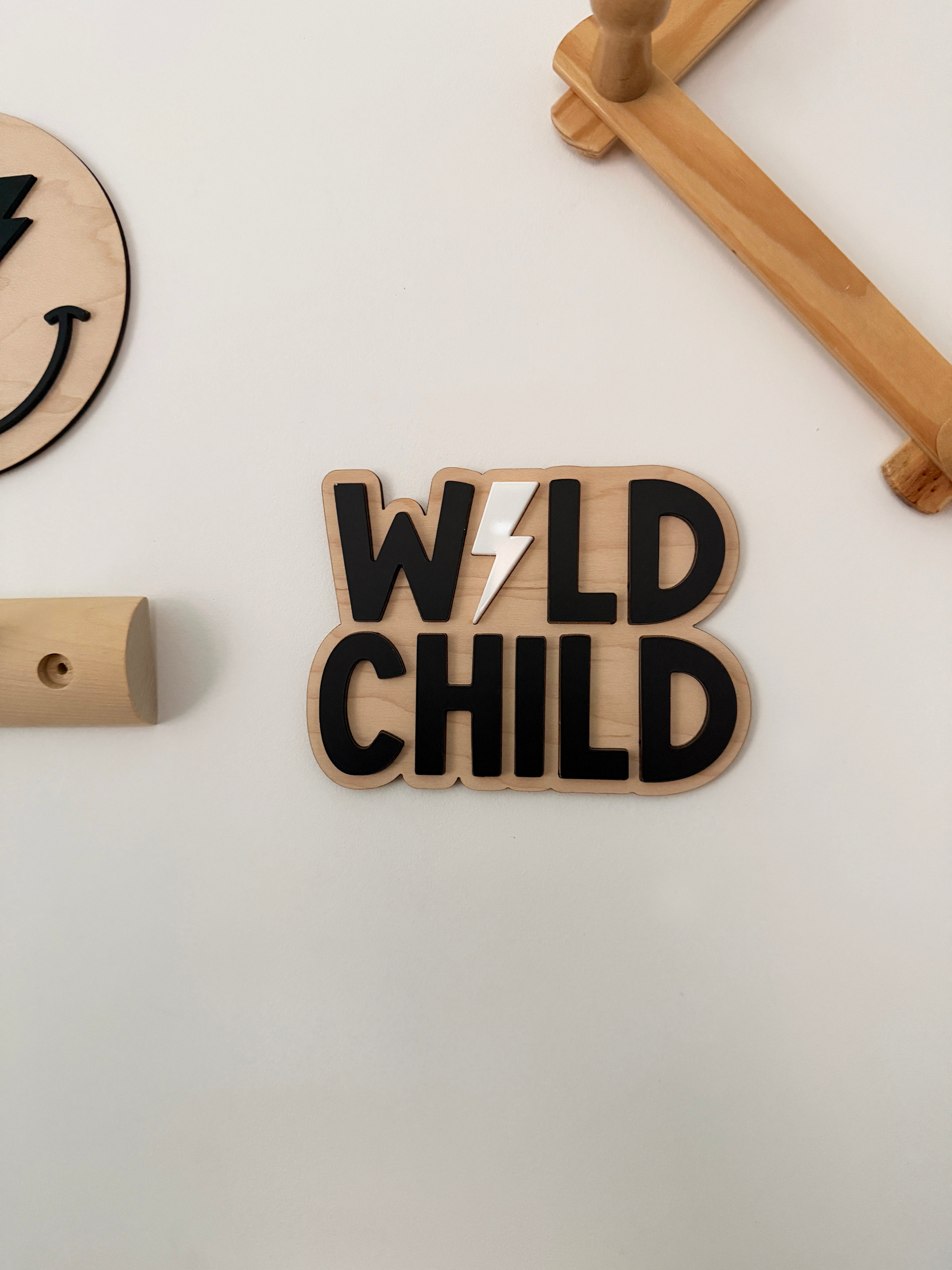 Wild Child mini wall sign (Return of the Rays)