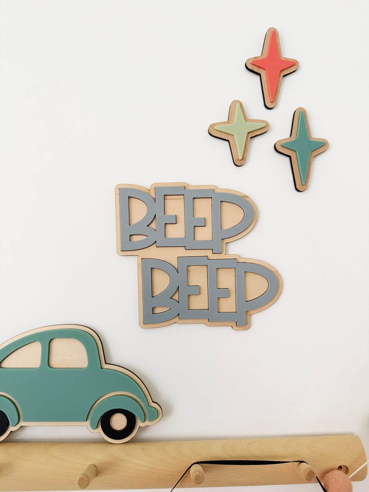 Beep Beep Wall word sign