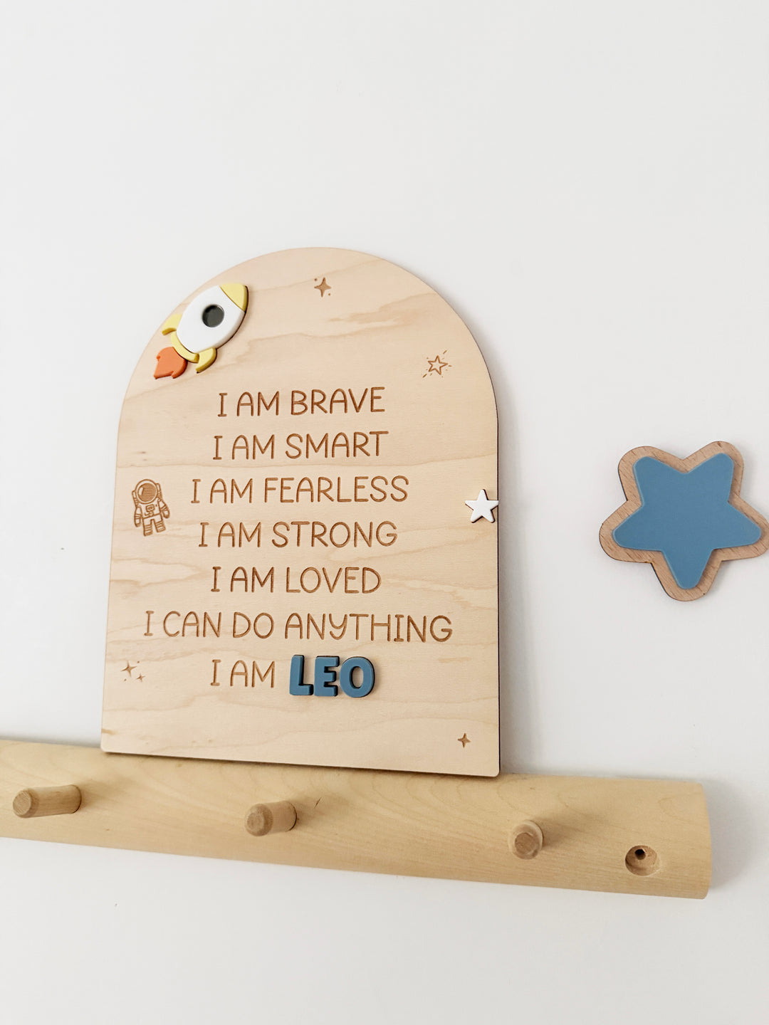 Personalised affirmation arch - space