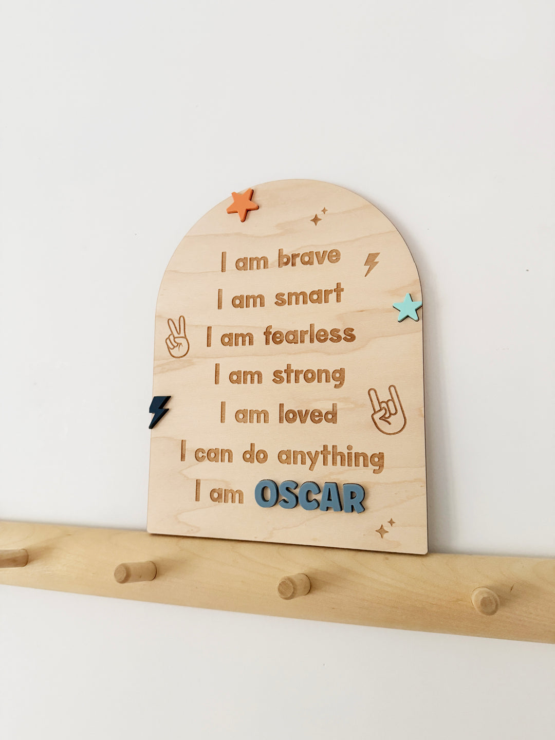 Personalised affirmation arch - cool kid