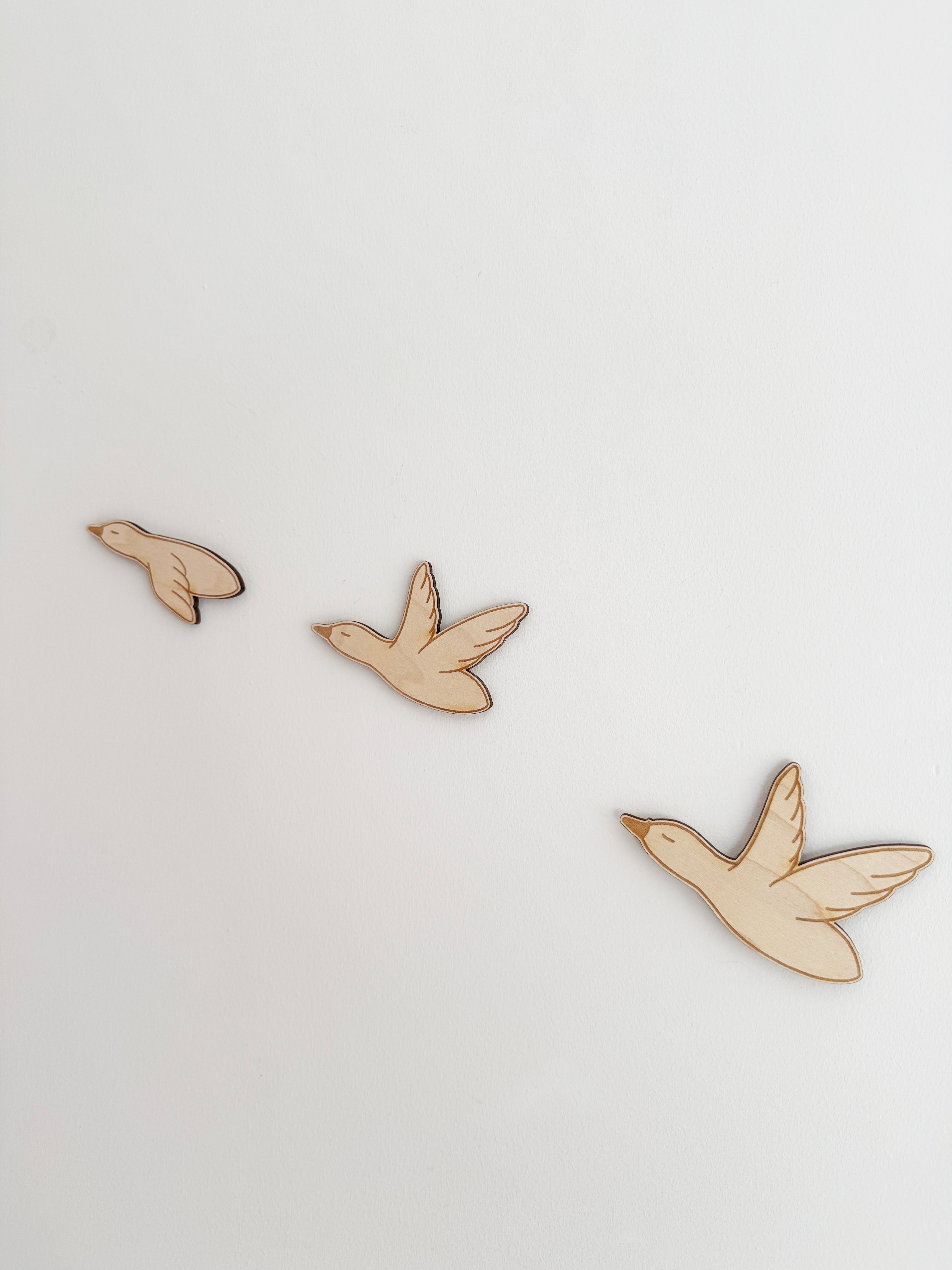 Flying geese wall shapes (set of 3)
