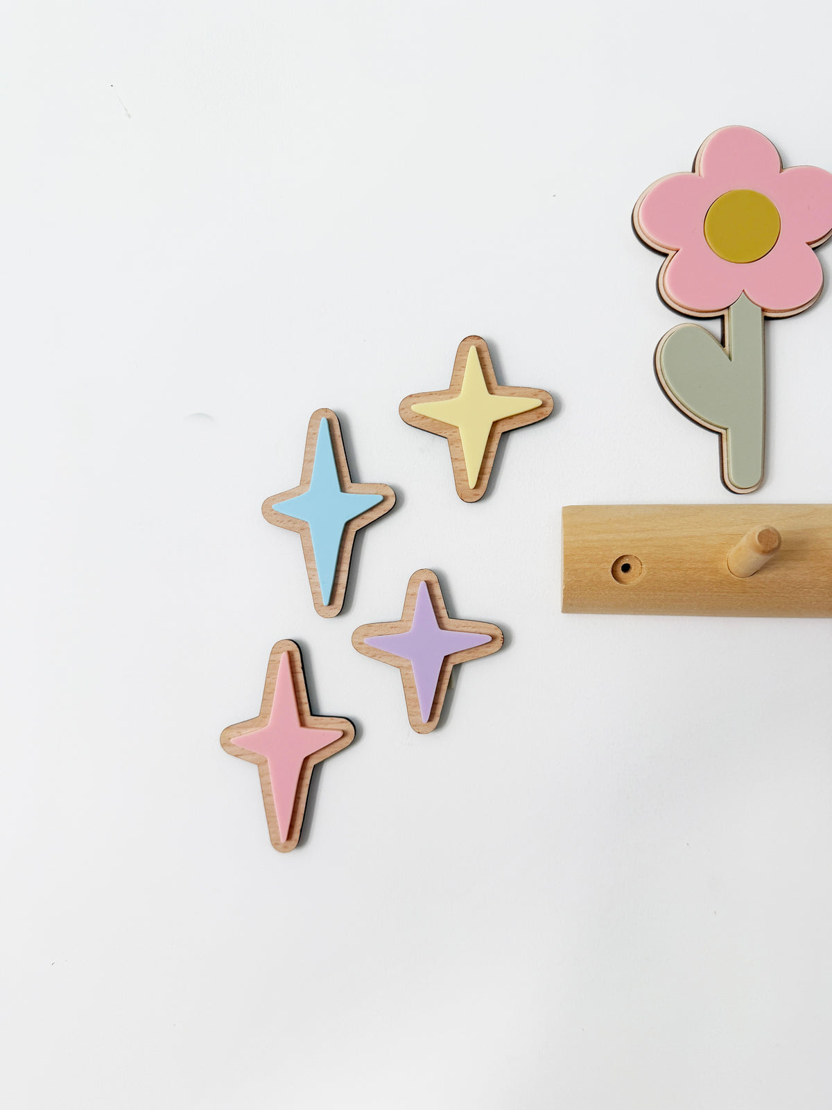 Assorted wall stars (Pastels)