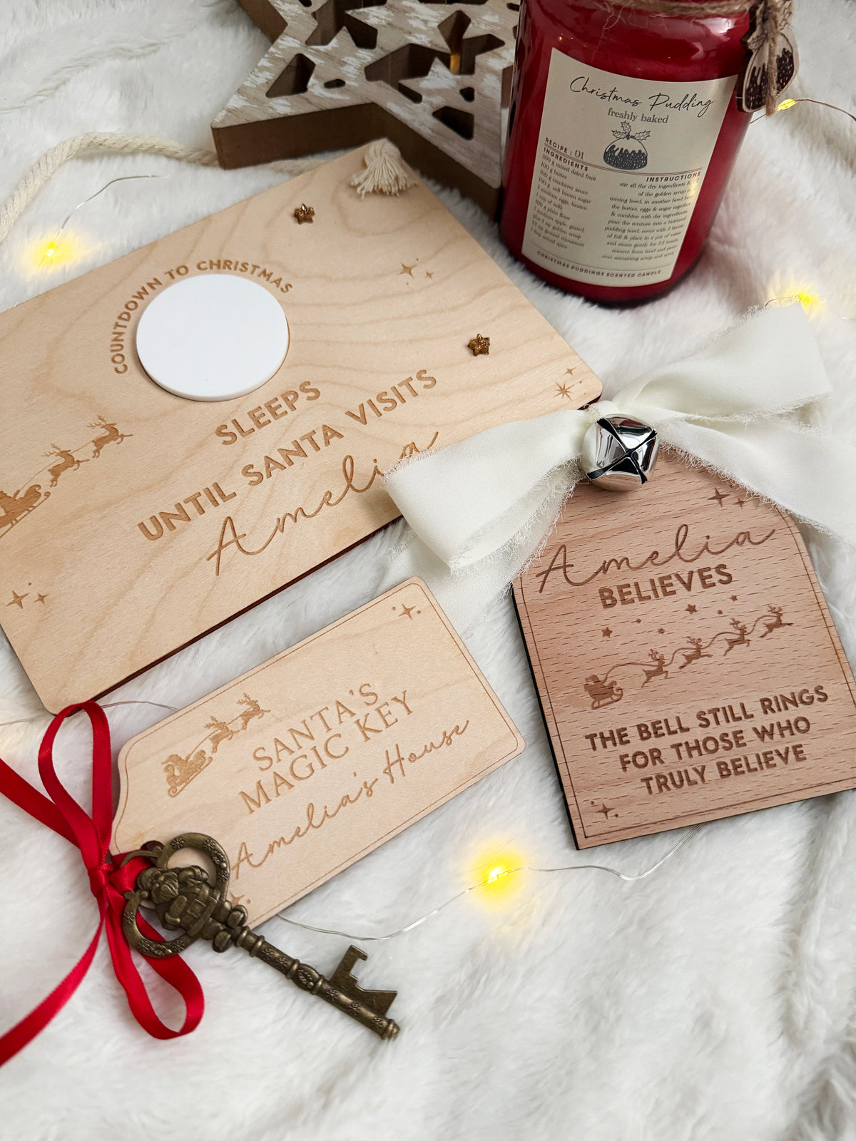 Christmas countdown bundle - Key, Countdown & Believe bell
