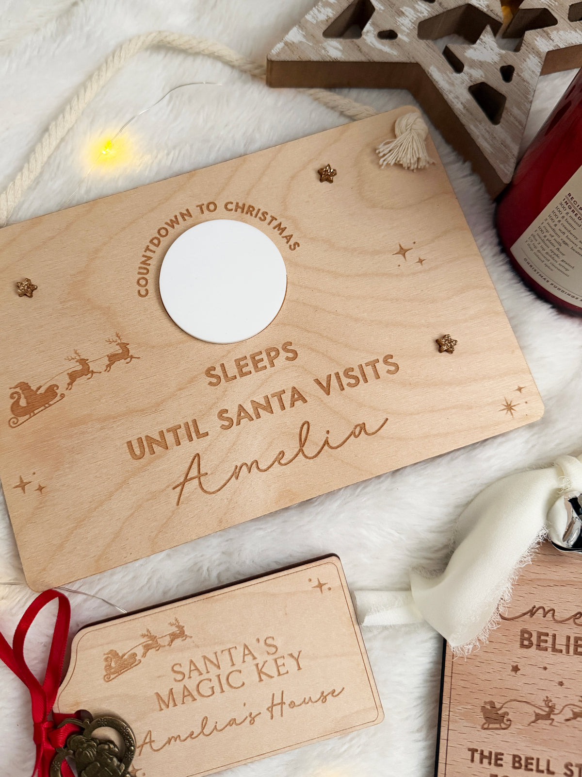 Christmas countdown bundle - Key, Countdown & Believe bell