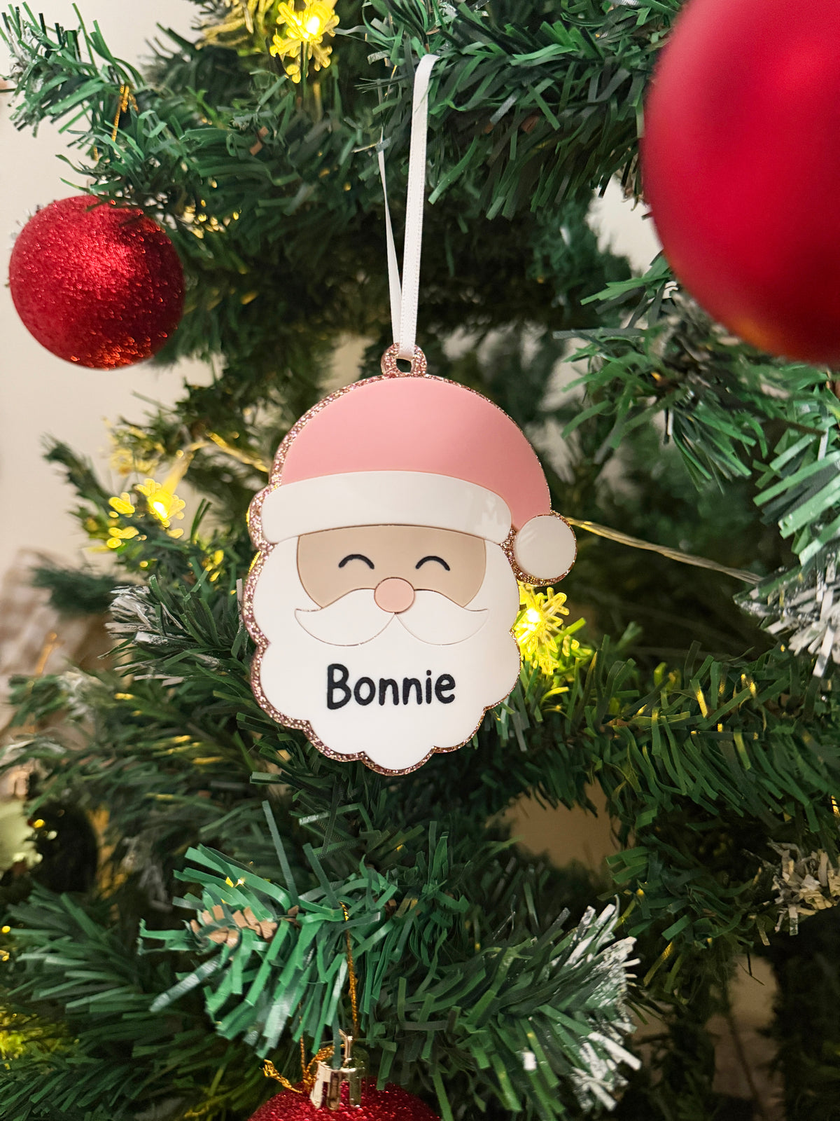 Personalised Mrs Claus tree decoration