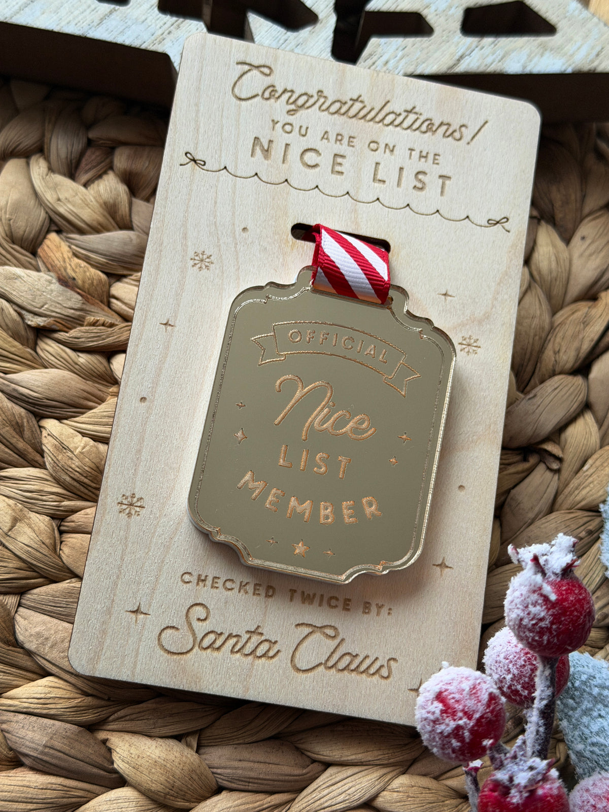 Nice list approved medal