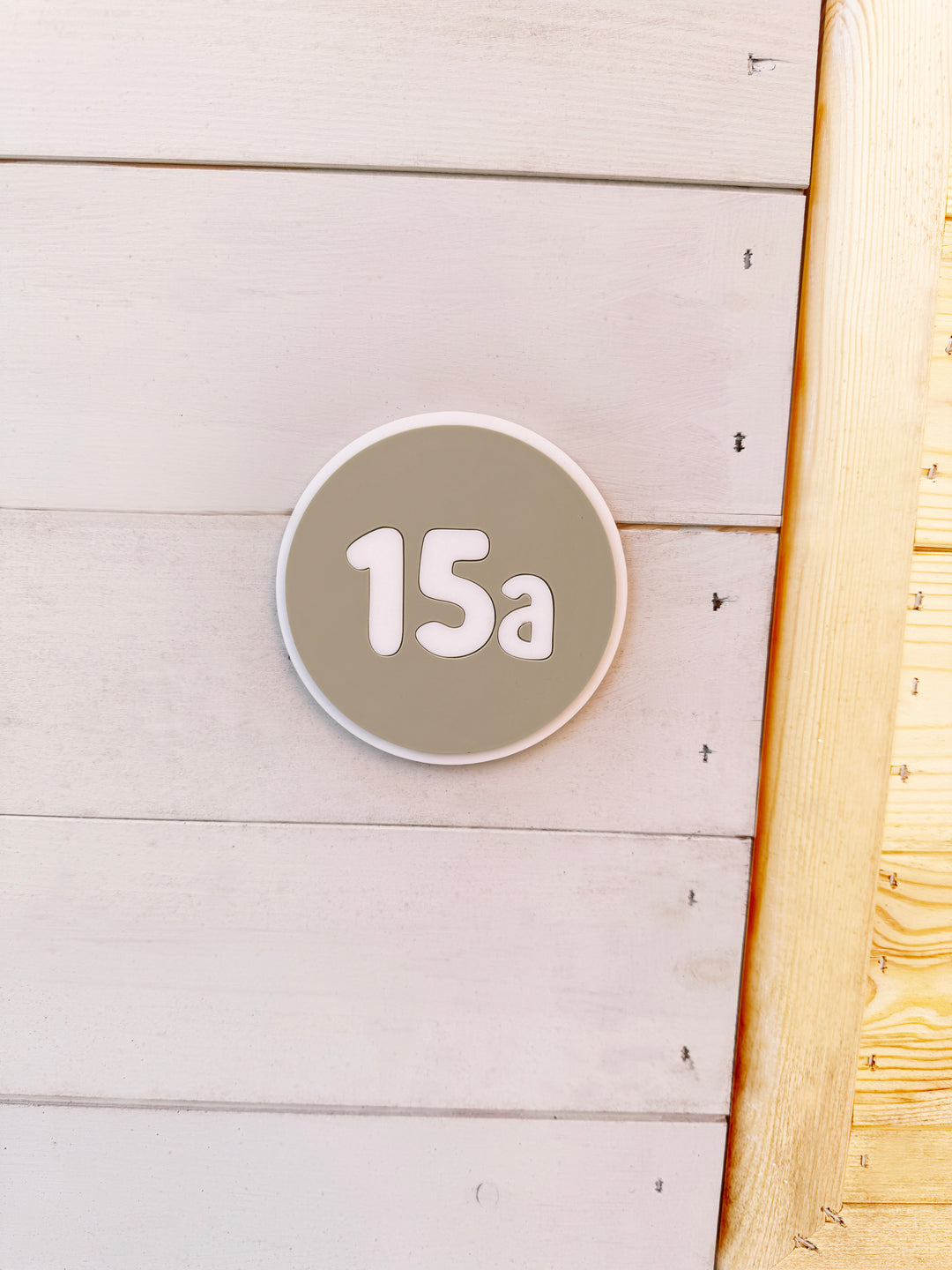 Personalised playhouse door number