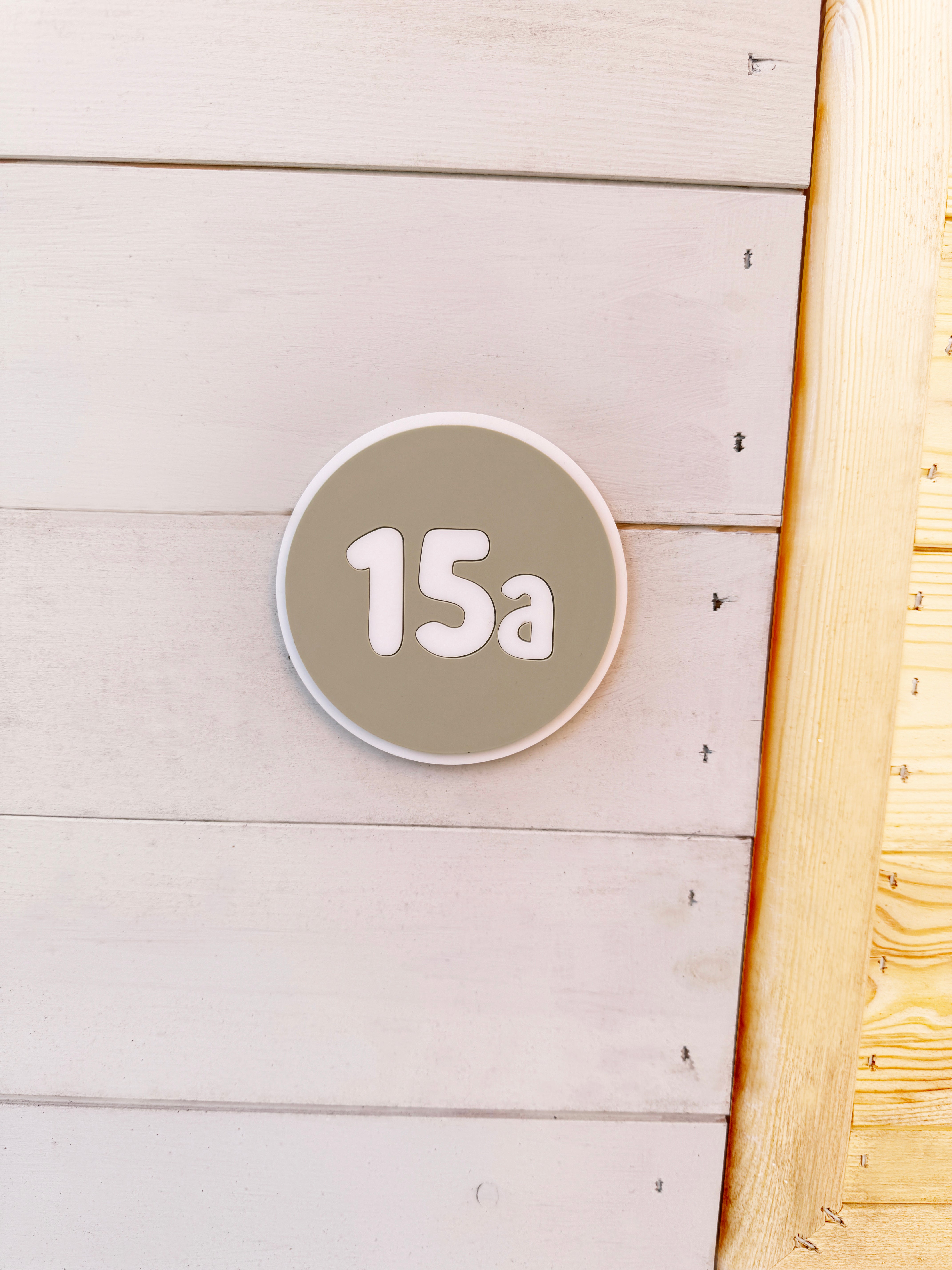 Personalised playhouse door number