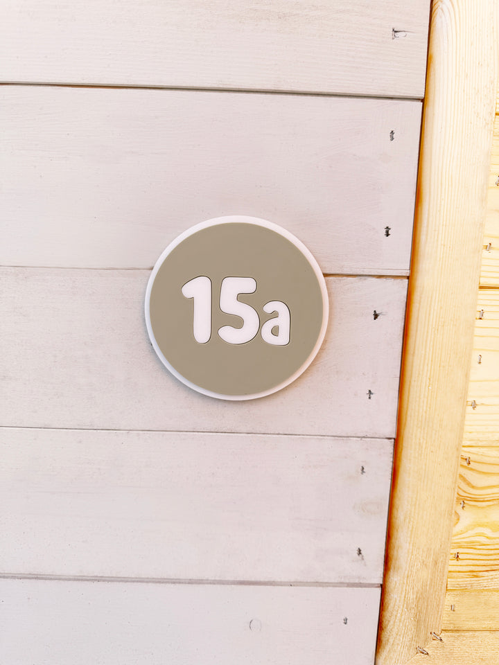 Personalised playhouse door number