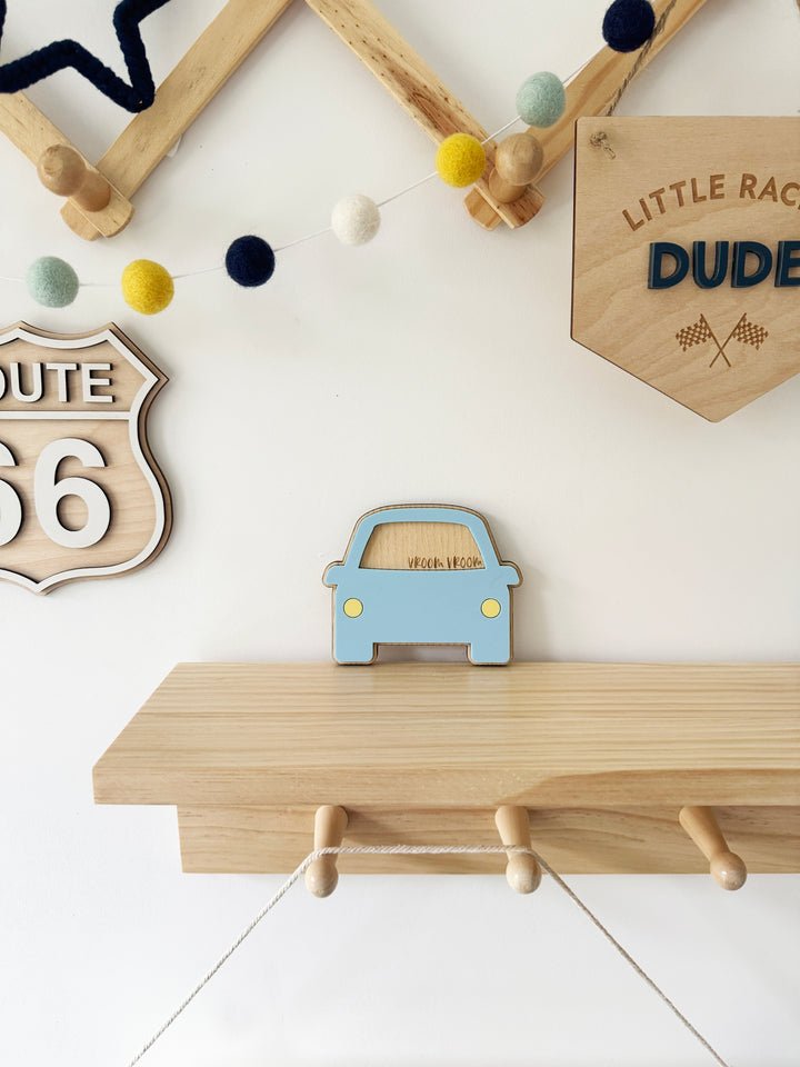 Acrylic car wall shape
