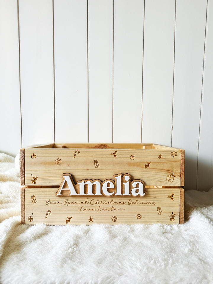 Personalised Christmas Crate *Restocking in September*