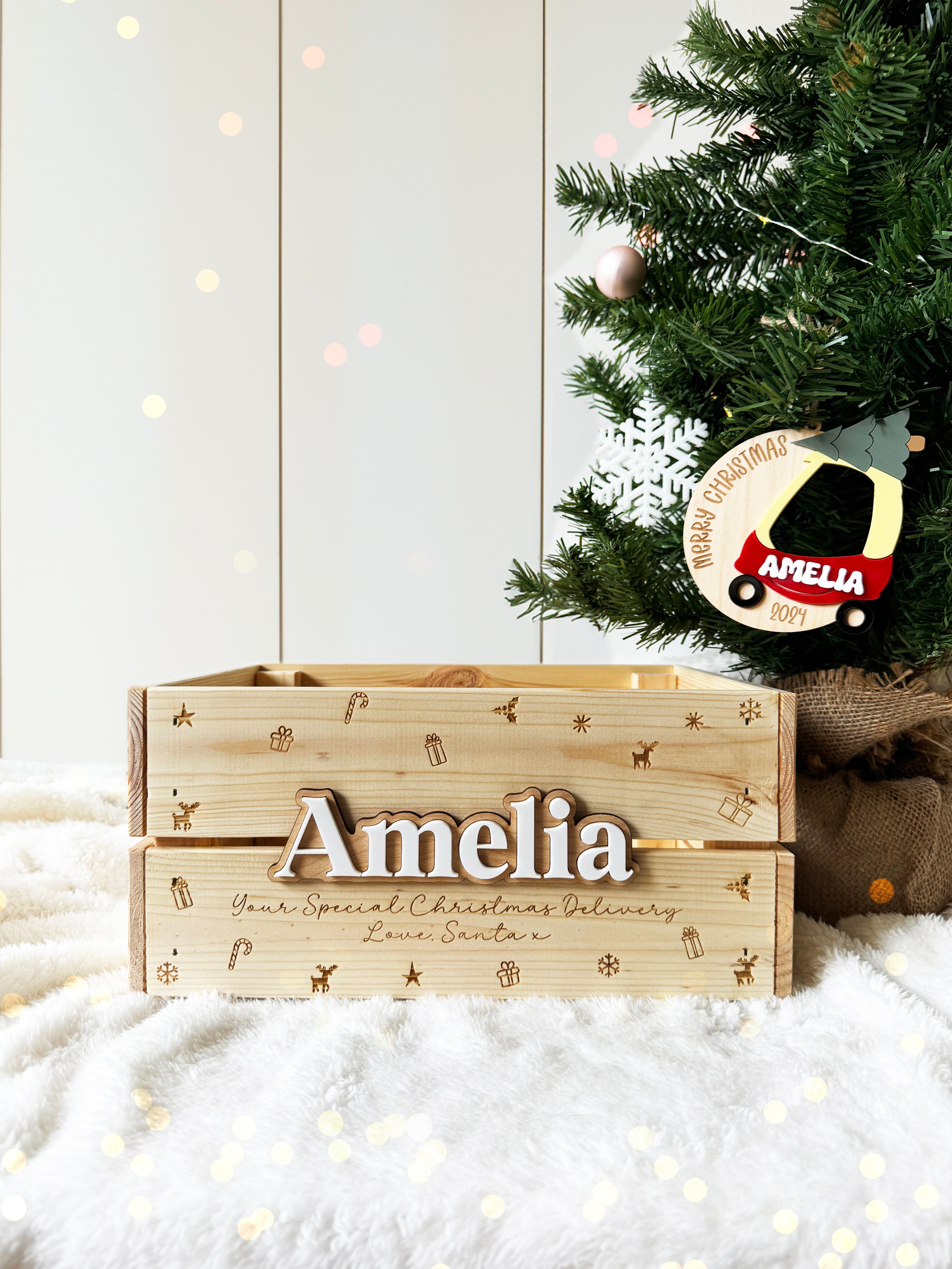 Personalised Christmas Crate