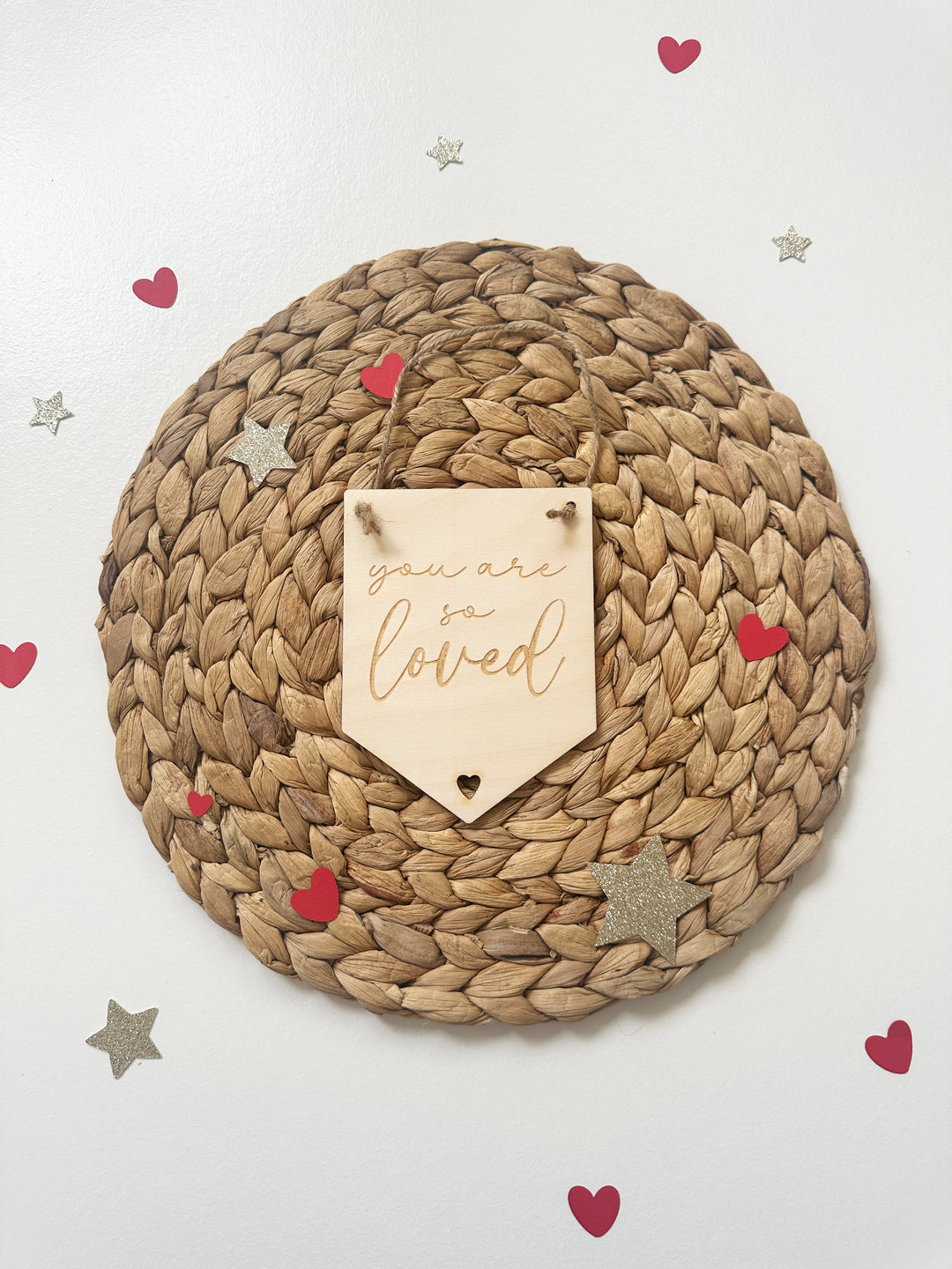 You are so loved mini pennant