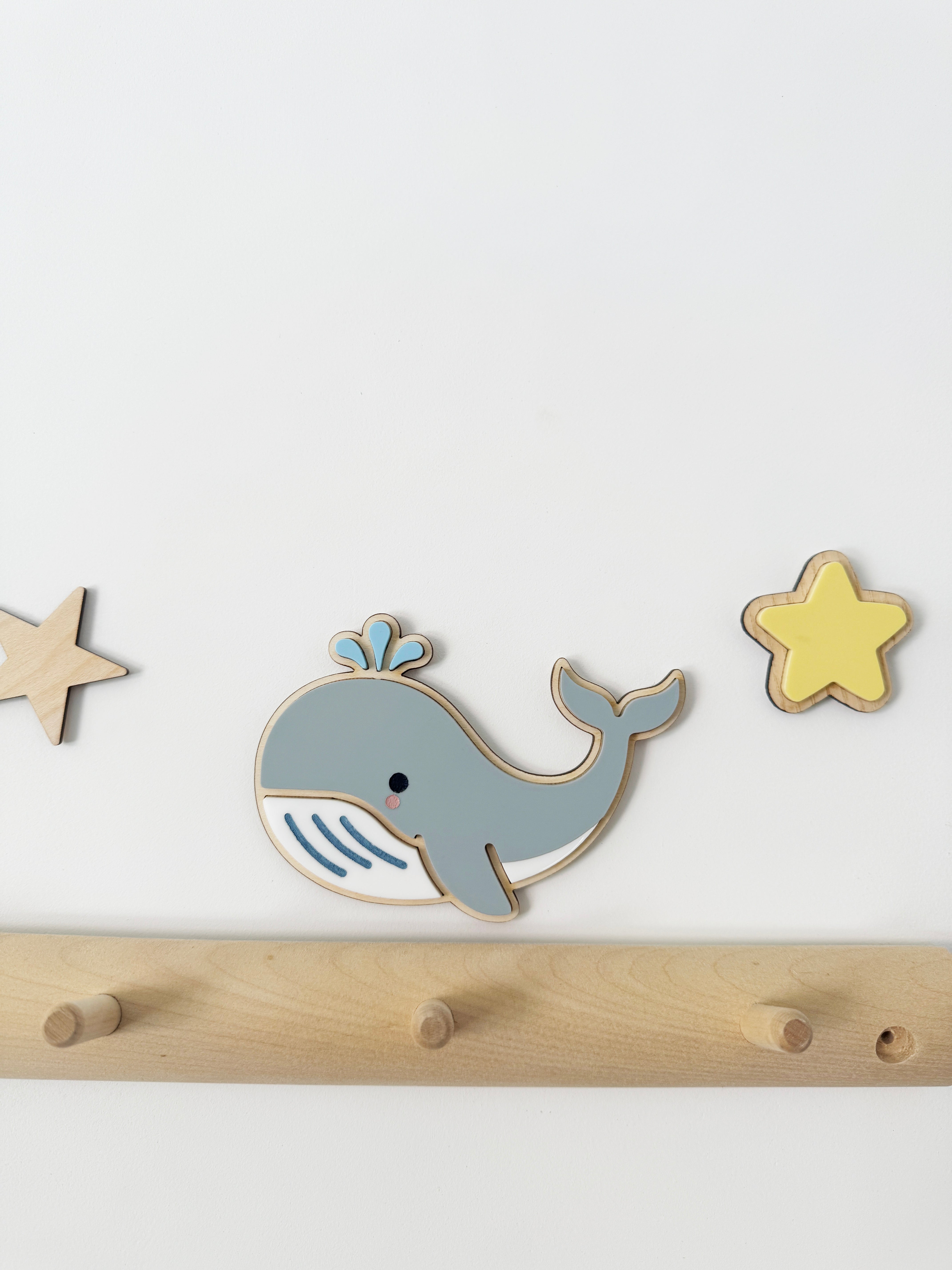 Mini whale wall shape (Return of the Rays)
