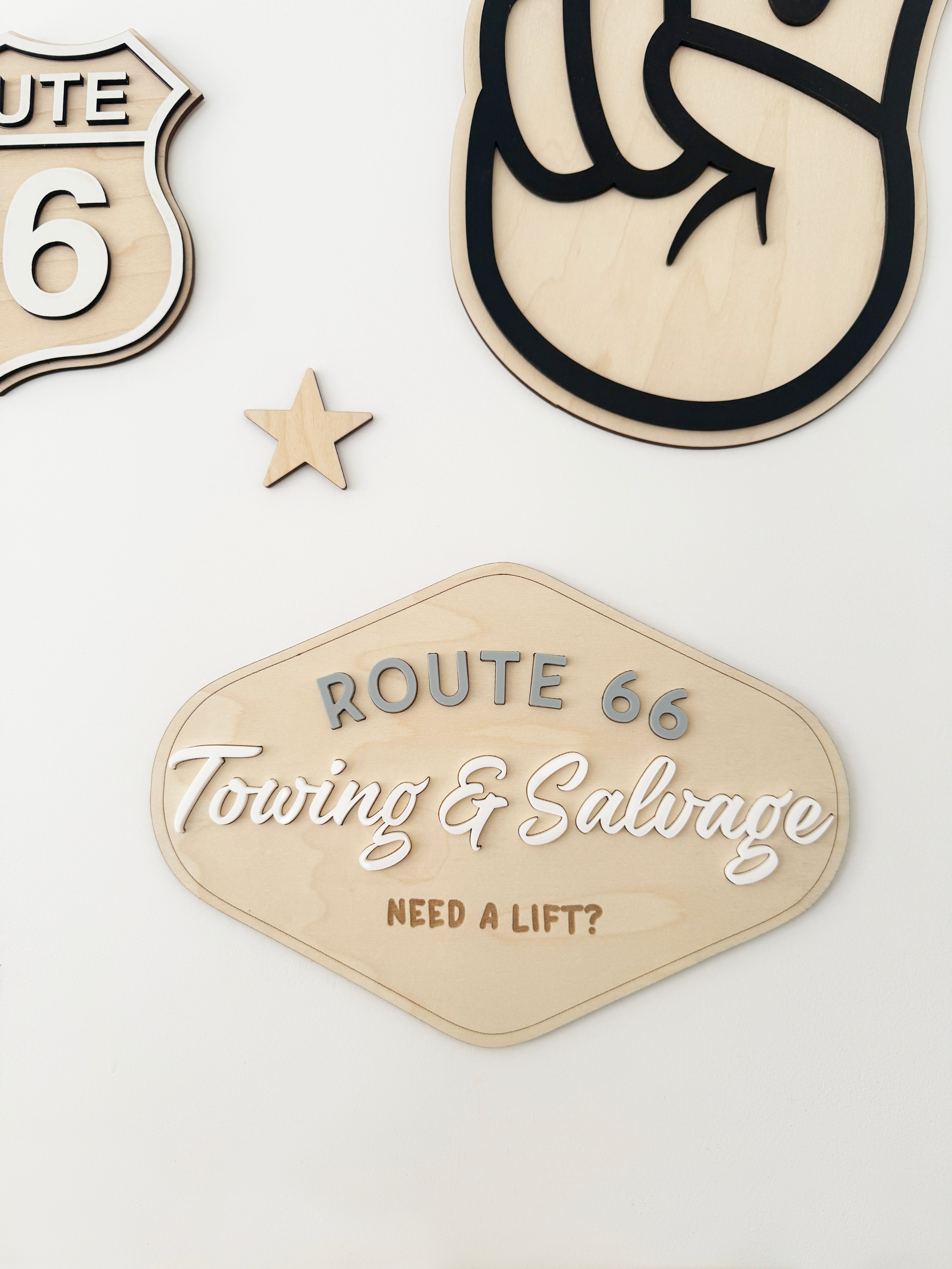 Towing & Salvage wall sign