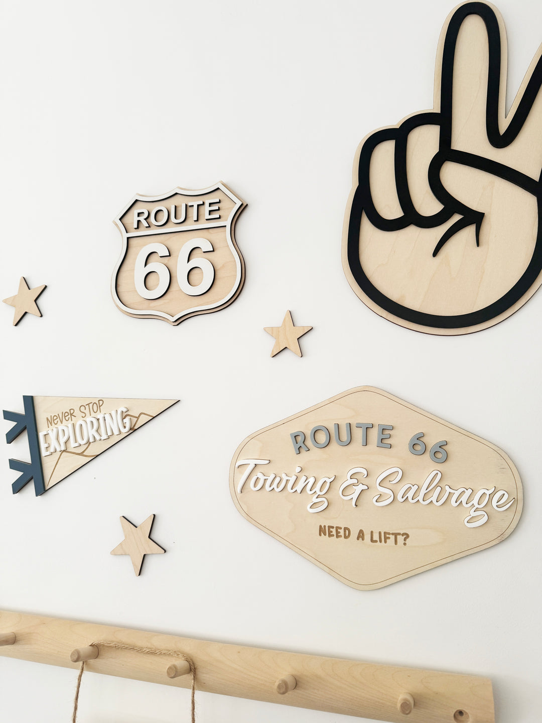 Towing & Salvage wall sign