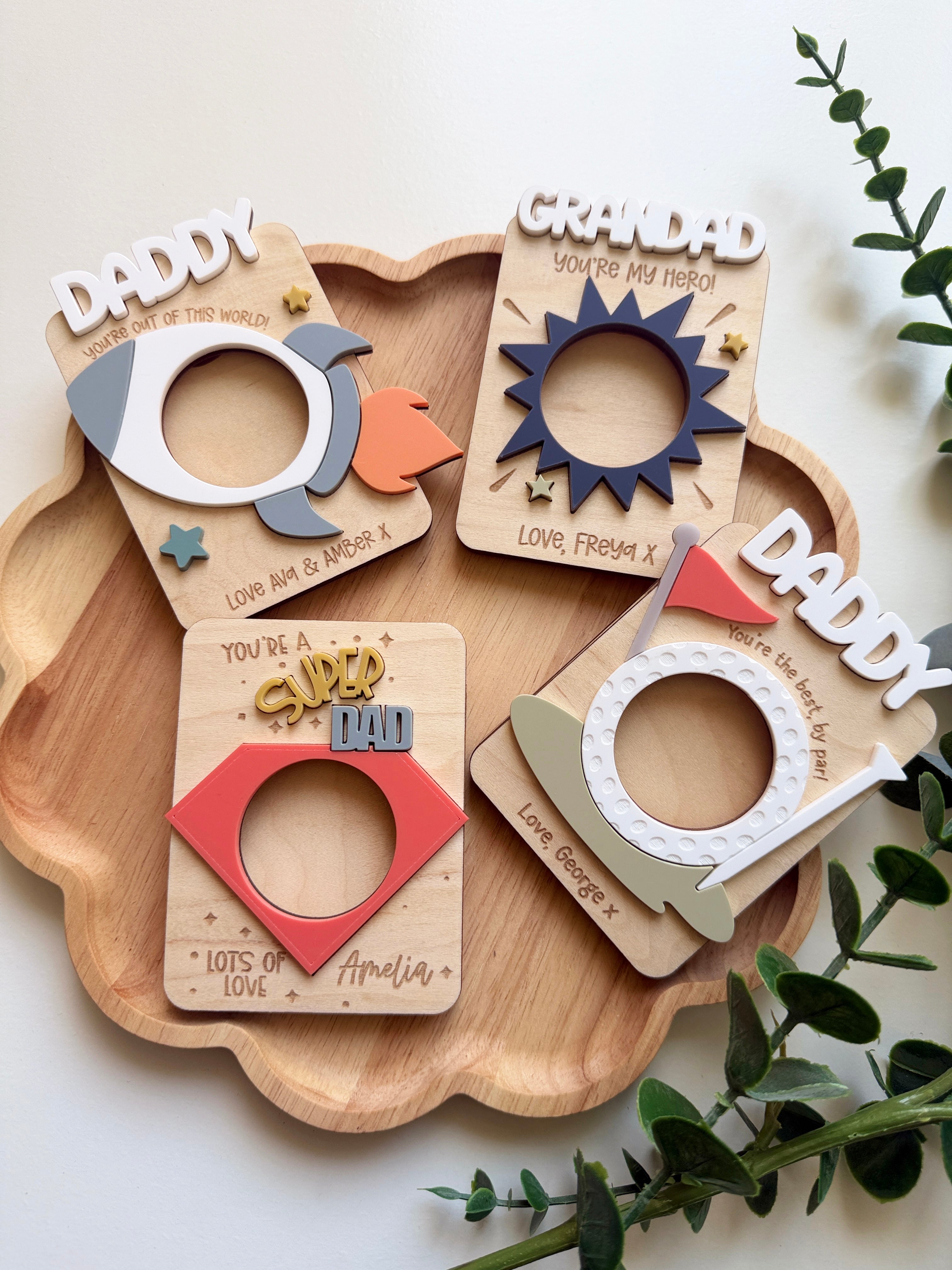 Personalised Daddy/Grandparent Fridge Magnet - Hero