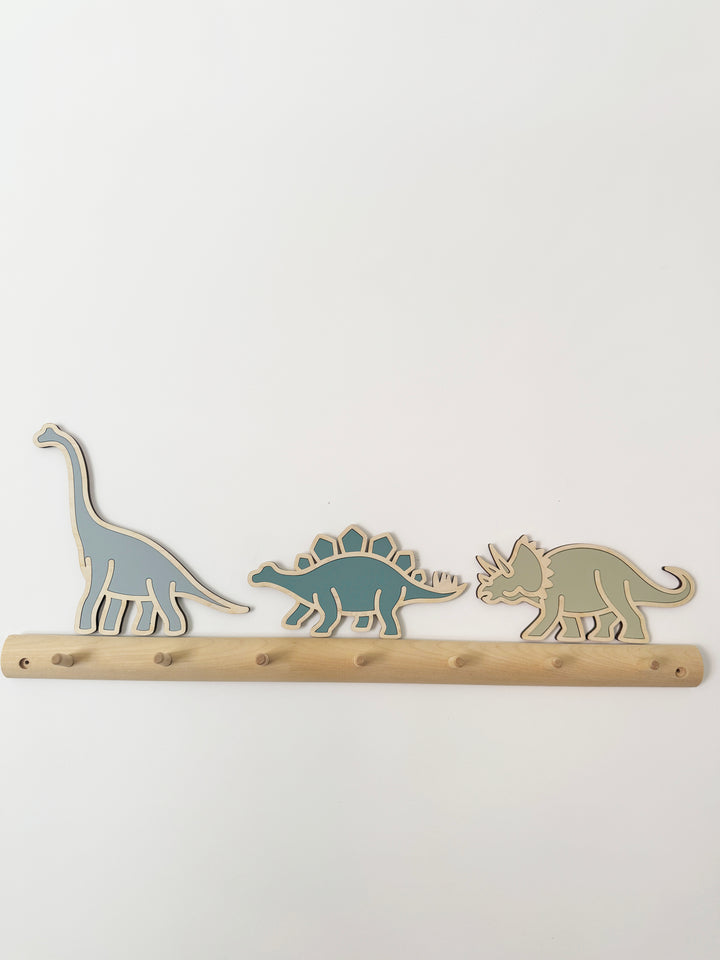Dinosaur wall decor (Blues - Set of 3)