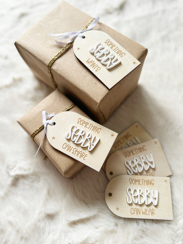 Personalised mindful christmas gift tags (Set of 5)