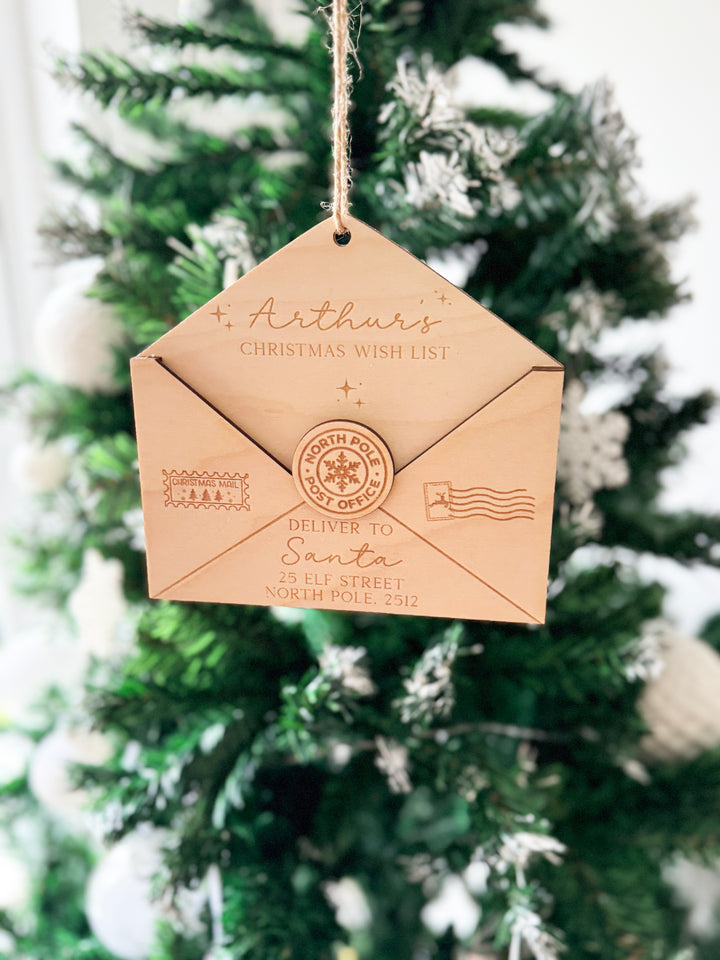 Personalised Santa letter holder