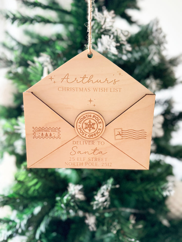Personalised Santa letter holder