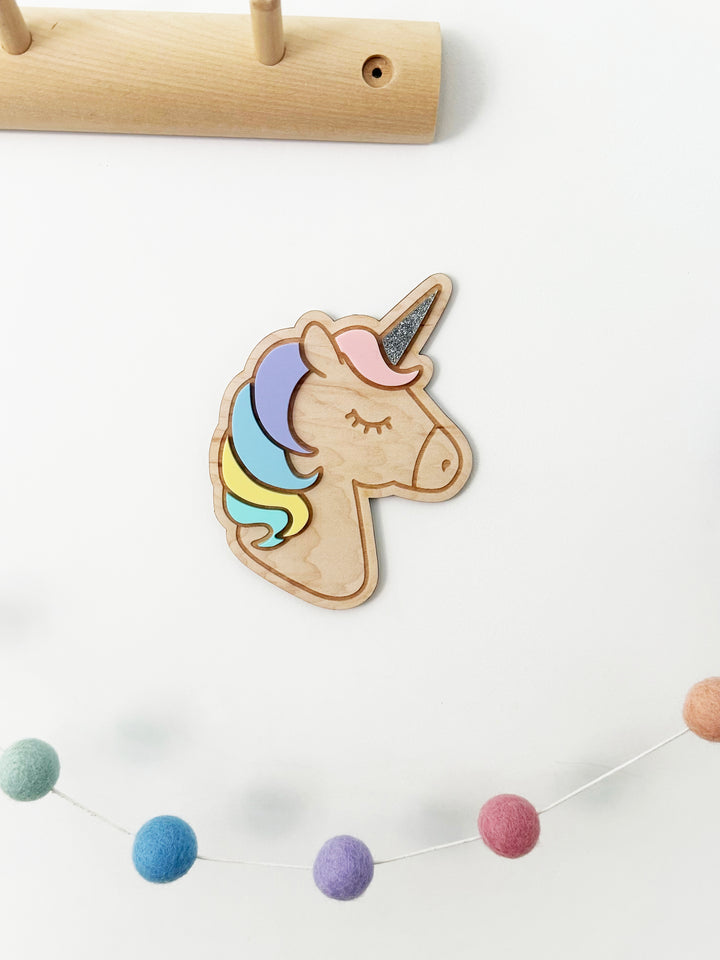 Unicorn wall shape
