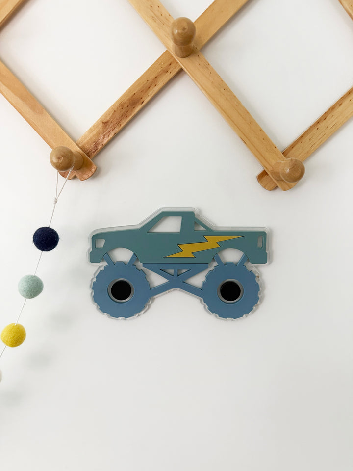 Monster truck acrylic wall shape