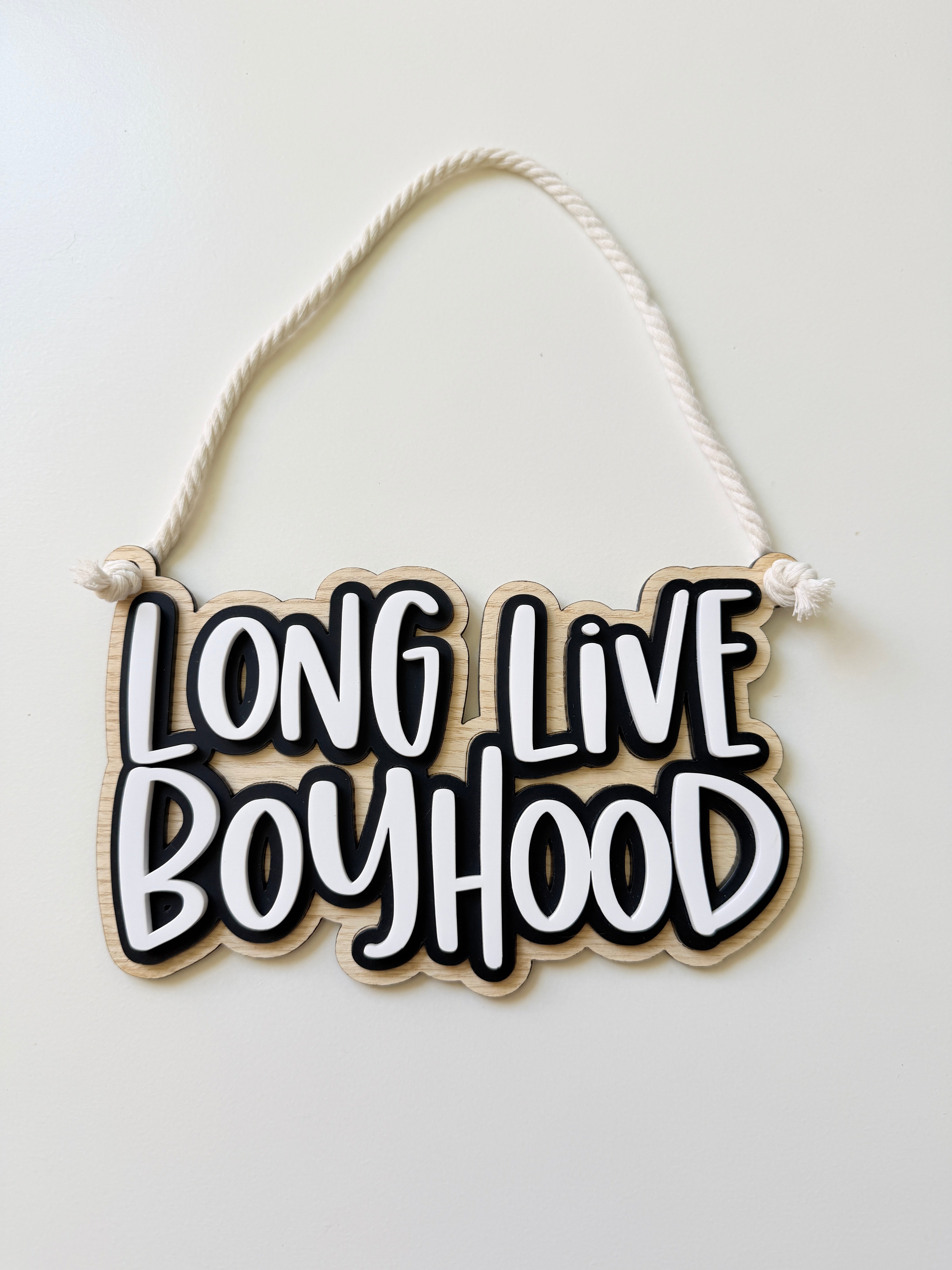 Long live boyhood triple layer wall hanging ~SECONDS~