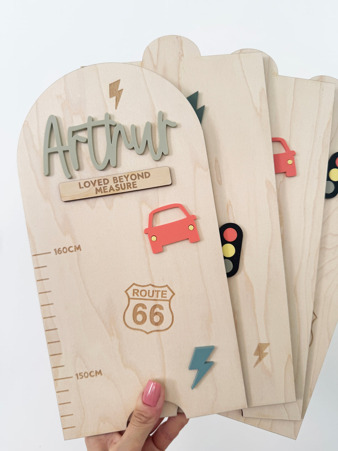 Personalised height chart - Transport