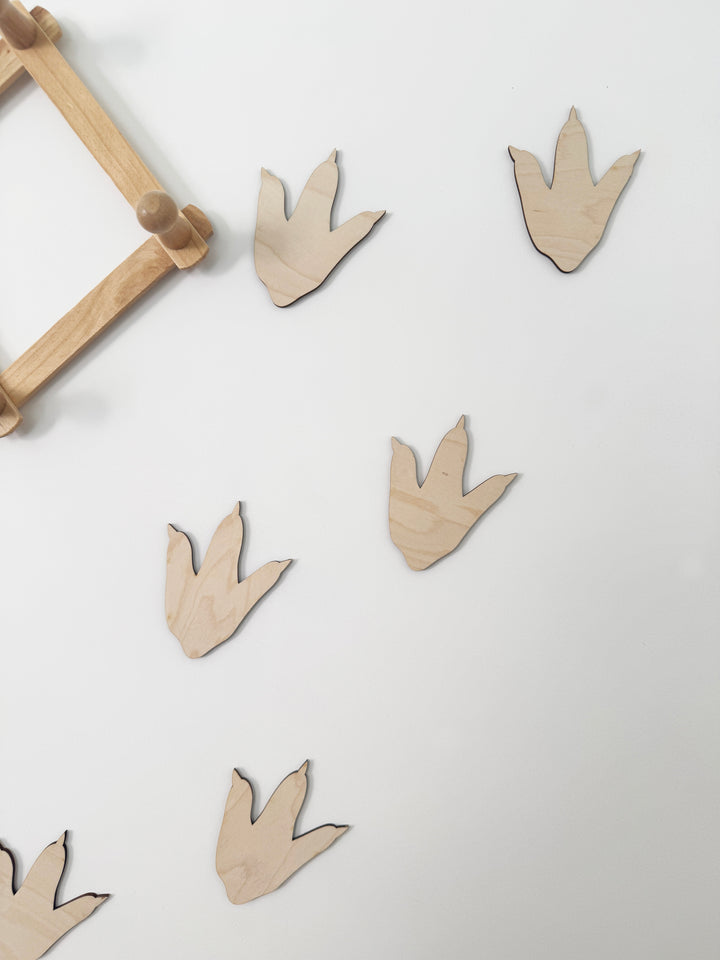 Dinosaur footprints (Set of 6)