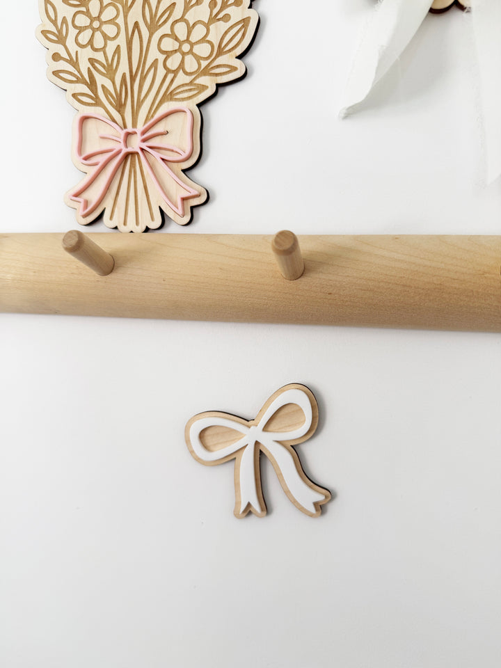 Mini bow wall shapes (set of 4)