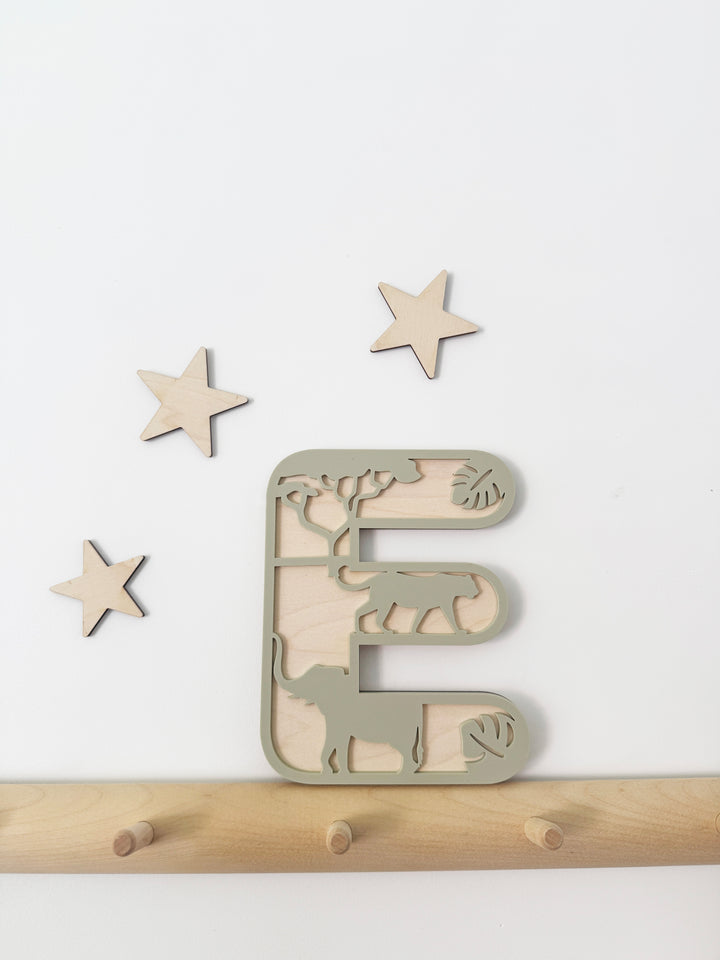 Safari themed initial letter